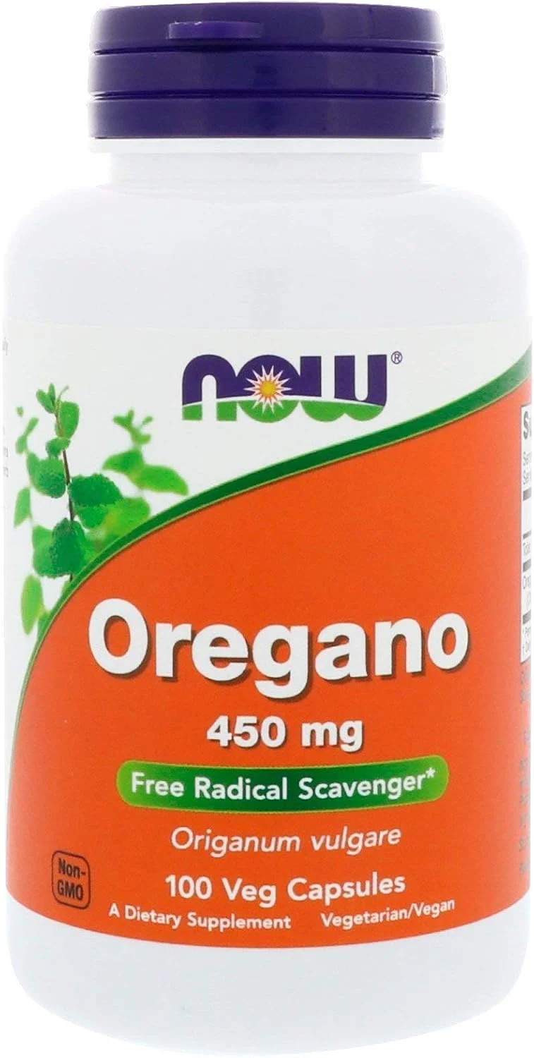 اکنون غذاها اورگانو 450 میلی گرم - 100 کپسول (چند بسته)