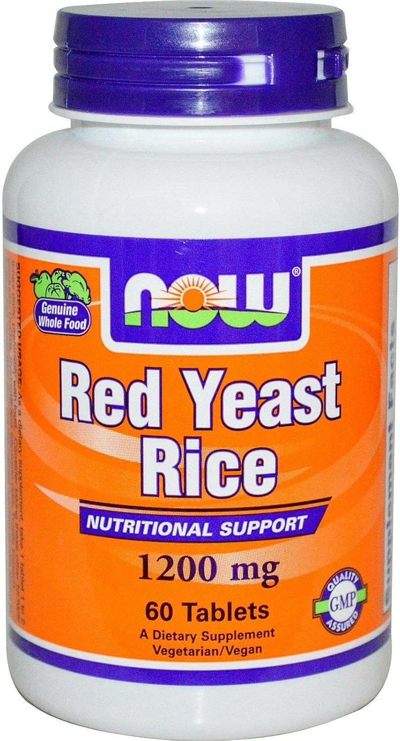 اکنون فودز عصاره برنج مخمر قرمز (1200 میلی گرم) - 60 قرص