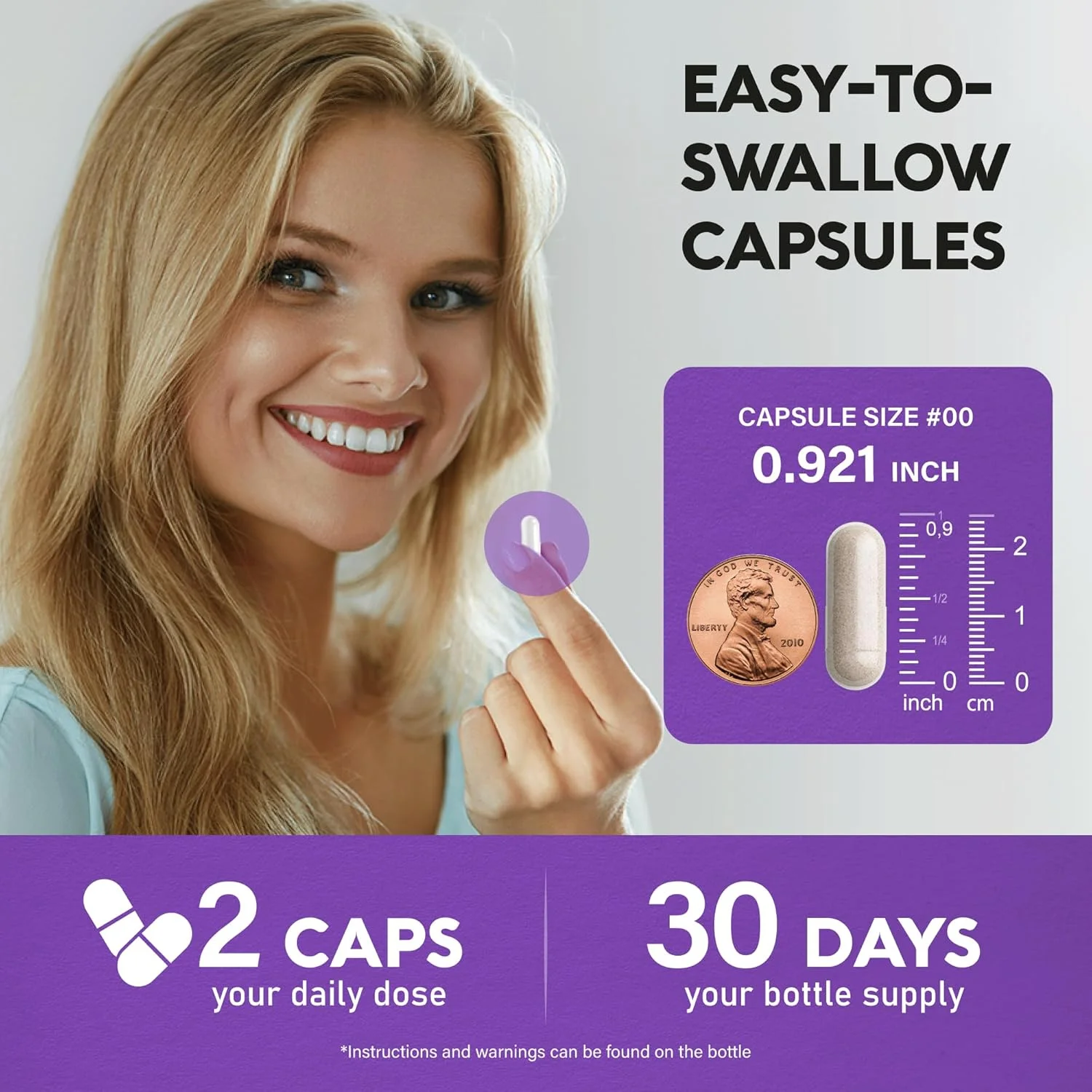 بیوتین | کلاژن | کراتین | اسید هیالورونیک - مکمل پشتیبانی از رشد مو | کمپلکس زیبایی پوست و ناخن 25000 میکروگرم - B1 | B2 | B3 | B6 | B7 - ساخت ایالات متحده آمریکا - برای زنان و مردان | 60 کپسول بیوتین | کلاژن | کراتین | اسید هیالورونیک - مکمل پشتیبانی از رشد مو | کمپلکس زیبایی پوست و ناخن 25000 میکروگرم - B1 | B2 | B3 | B6 | B7 - ساخت ایالات متحده آمریکا - برای زنان و مردان | 60 کپسول