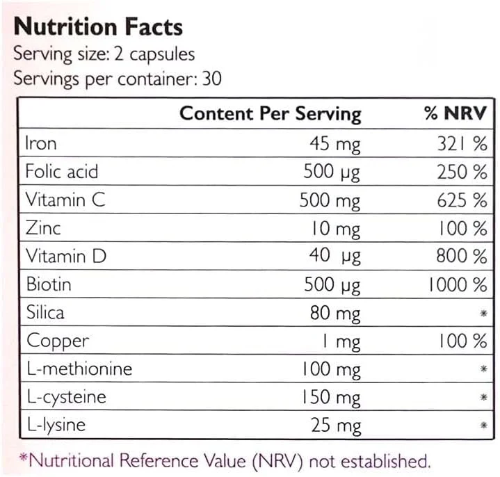 مکمل رشد مو Feme – فرمول پیشرفته با بیوتین، آهن، روی و آمینو اسیدها برای موهای قوی تر، ضخیم تر و پوست سر تغذیه شده – تامین یک ماهه مکمل رشد مو Feme – فرمول پیشرفته با بیوتین، آهن، روی و آمینو اسیدها برای موهای قوی تر، ضخیم تر و پوست سر تغذیه شده – تامین یک ماهه