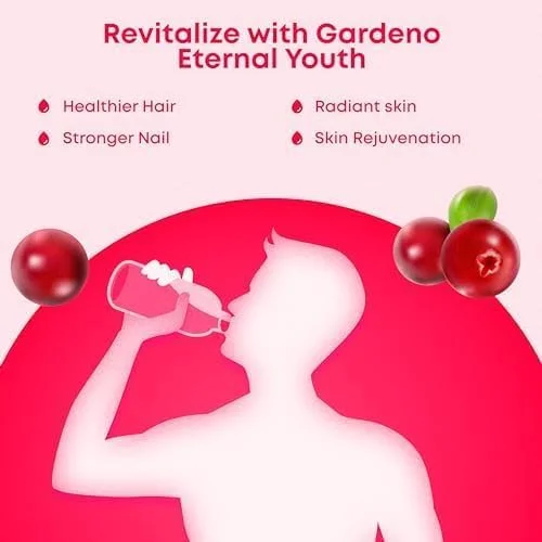 مخلوط نوشیدنی کلاژن دریایی هیدرولیز شده گاردنو نورچرینگ لایف اترنال یوث با گلوتاتیون و بیوتین - طعم کرنبری - سلامت پوست، مو و ناخن - 20 ساشه 5 گرمی مخلوط نوشیدنی کلاژن دریایی هیدرولیز شده گاردنو نورچرینگ لایف اترنال یوث با گلوتاتیون و بیوتین - طعم کرنبری - سلامت پوست، مو و ناخن - 20 ساشه 5 گرمی