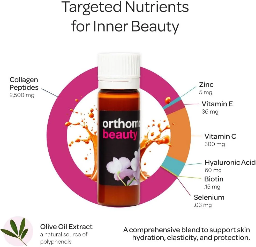 مکمل زیبایی ارتو مول برای بانوان، تامین نیاز 30 روز، پشتیبانی از سلامت مو، پوست و ناخن، مکمل کلاژن با اسید هیالورونیک و کوآنزیم Q10 مکمل زیبایی ارتو مول برای بانوان، تامین نیاز 30 روز، پشتیبانی از سلامت مو، پوست و ناخن، مکمل کلاژن با اسید هیالورونیک و کوآنزیم Q10