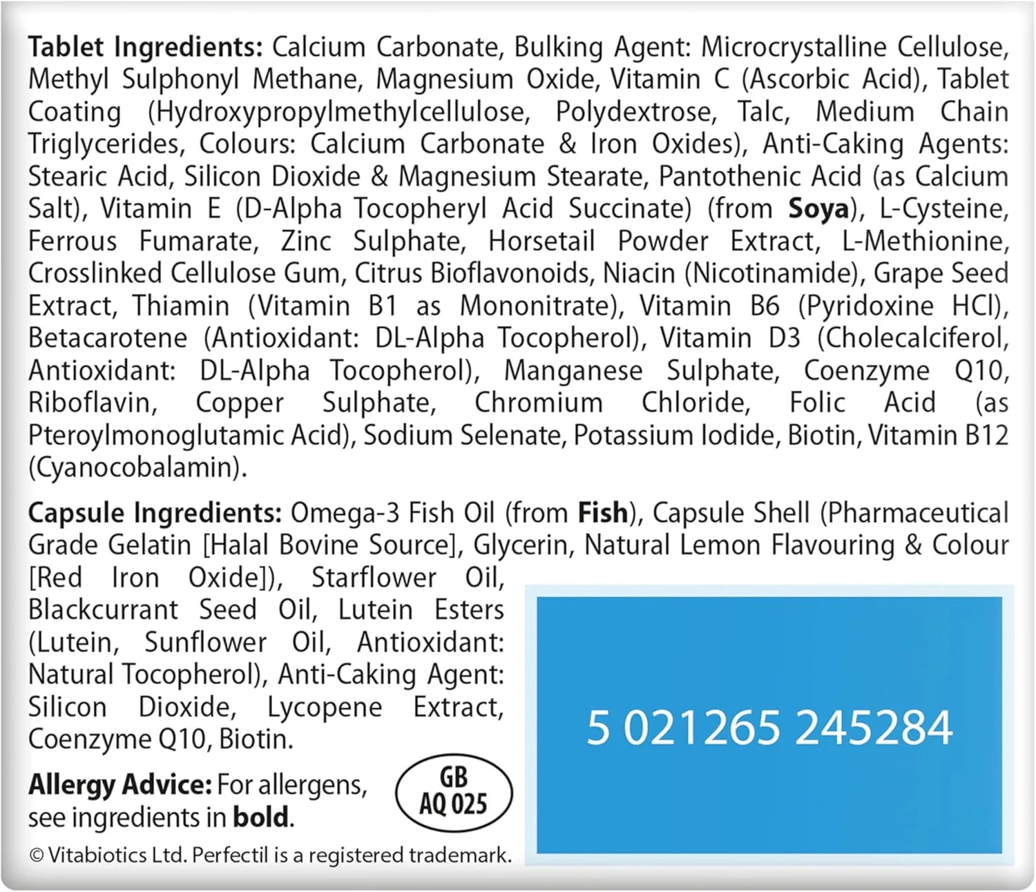 پرفکتیل ویتابیوتیکس مکس (84 عدد)