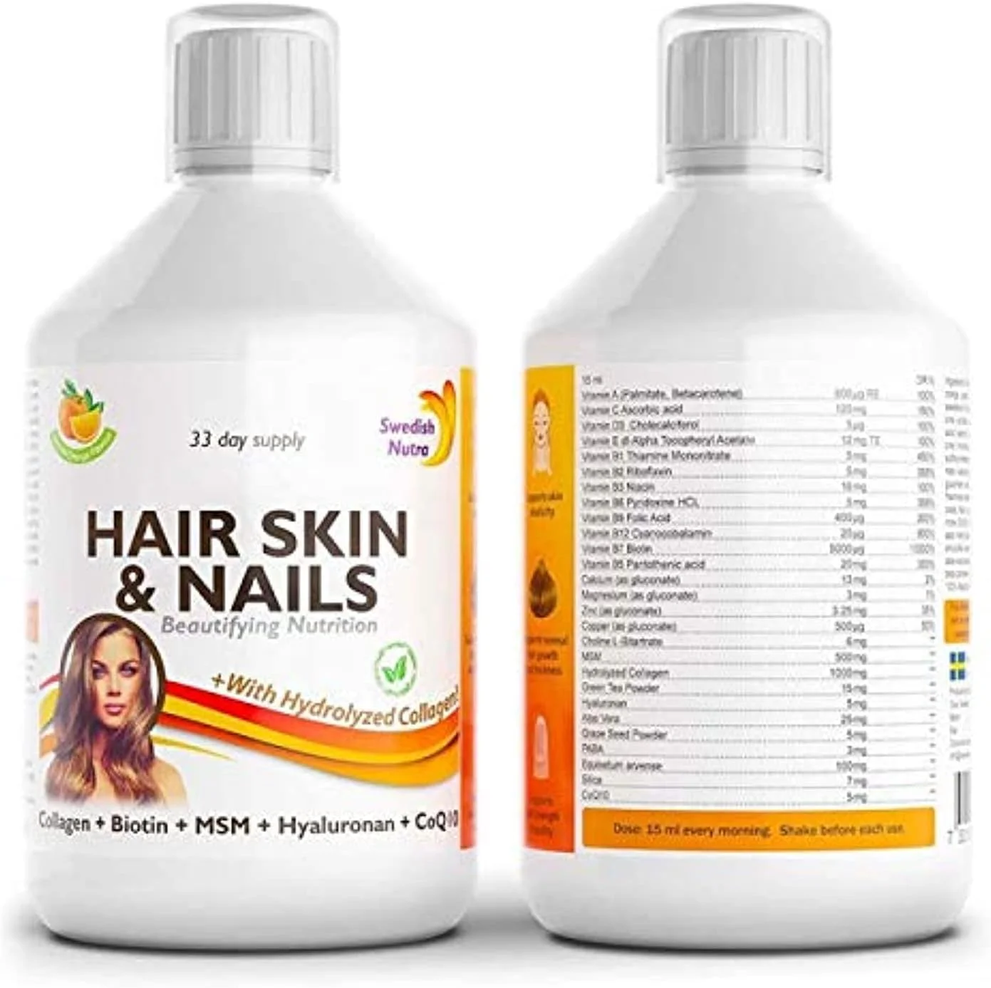 تغذیه زیبایی مو، پوست و ناخن Swedish Nutra