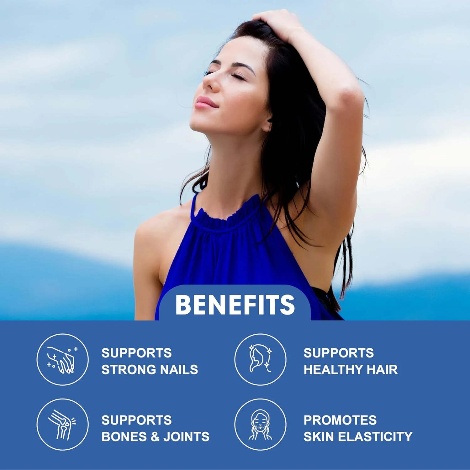 پودر پپتید سوپر کلاژن USADOLL نوع 1 و 3 بدون طعم 200 گرم | 10000 میلی گرم کلاژن گاوی تغذیه شده با علف برای پوست، مو، ناخن های سالم و پشتیبانی از مفاصل | فرمول ضد پیری مفاصل | غیر GMO