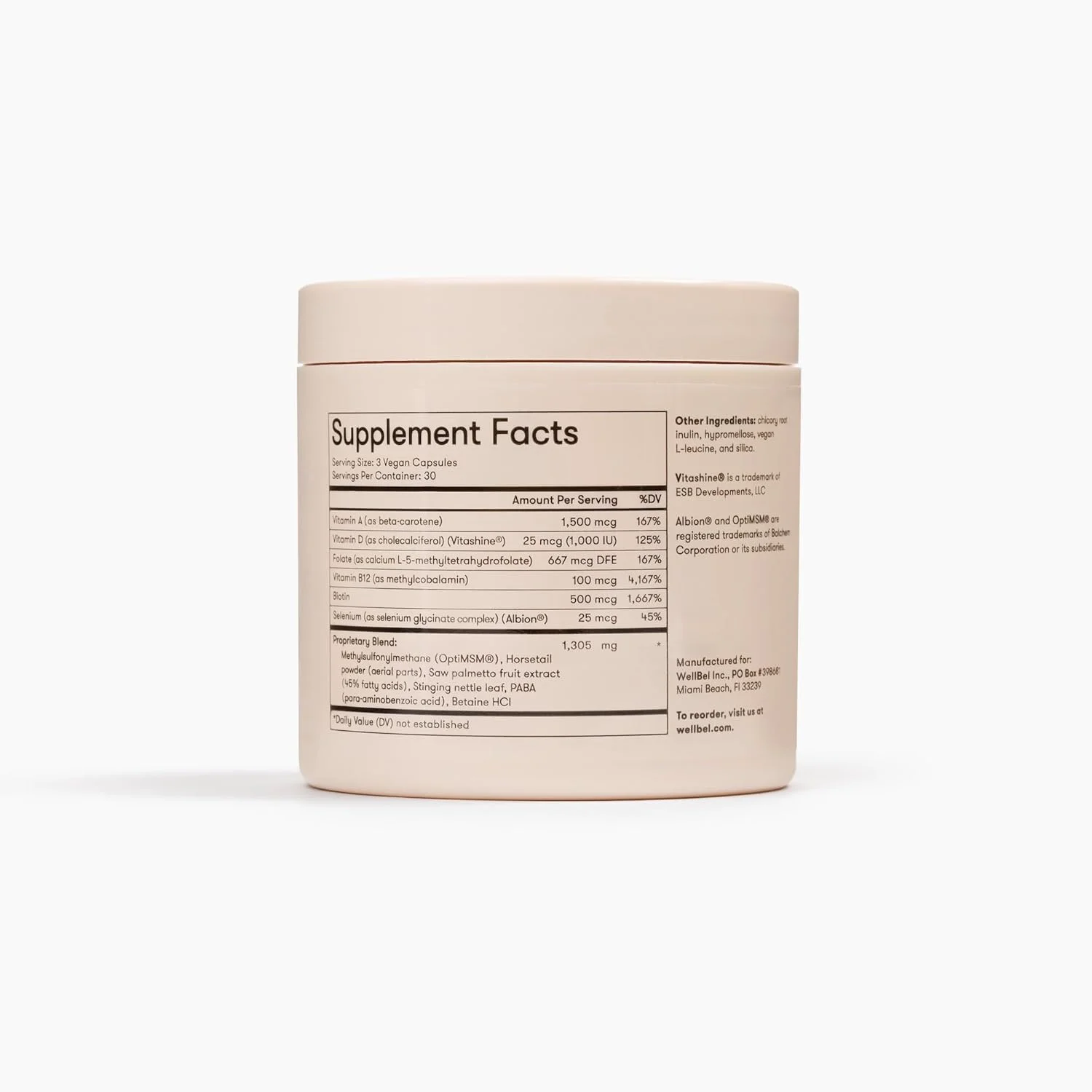 مکمل پاکسازی کننده زنانه ولبل برای مو، پوست و ناخن مکمل پاکسازی کننده زنانه ولبل برای مو، پوست و ناخن