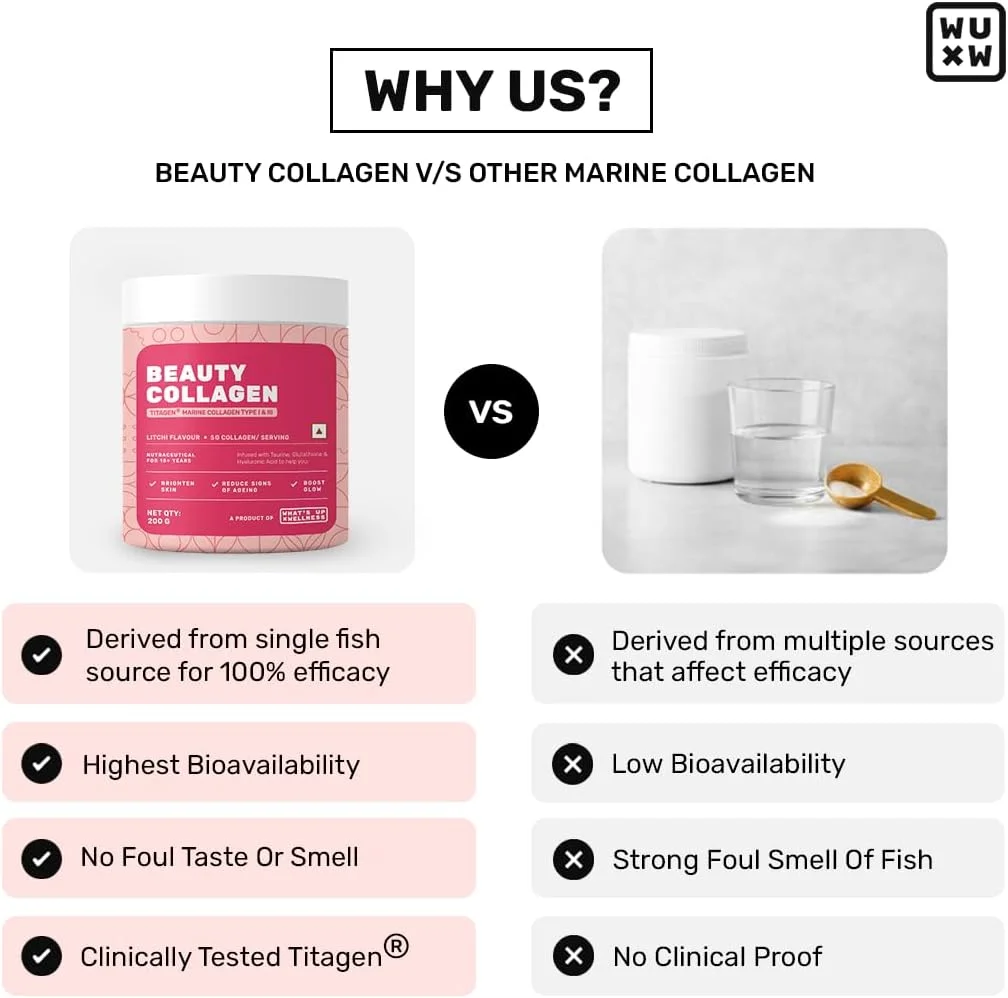 پودر کلاژن زیبایی با گلوتاتیون و ویتامین C برای پوست روشن تر و بدون لک. کلاژن دریایی تیتان نوع I و III برای آقایان و بانوان. مفید برای پوست، مو و ناخن. طعم لیچی پودر کلاژن زیبایی با گلوتاتیون و ویتامین C برای پوست روشن تر و بدون لک. کلاژن دریایی تیتان نوع I و III برای آقایان و بانوان. مفید برای پوست، مو و ناخن. طعم لیچی