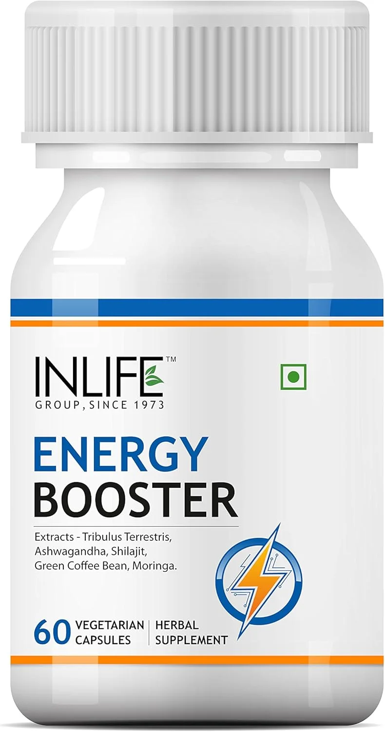 کپسول تقویت کننده انرژی این لایف حاوی تریبولوس، قهوه سبز، مورینگا، شیلاجیت، آشواگاندا - 60 کپسول گیاهی