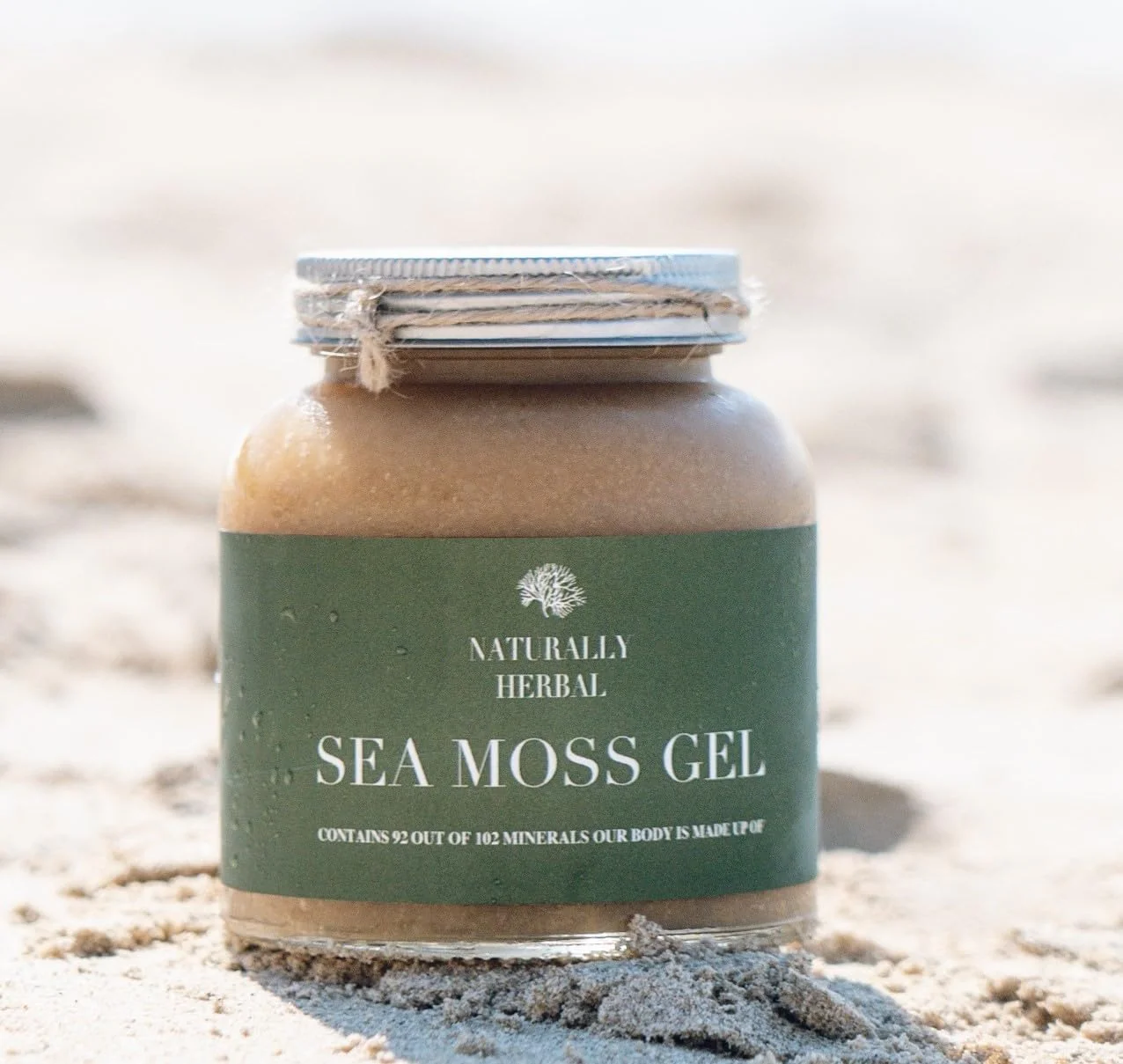 ژل خزه دریایی ارگانیک نچرالی هربال از سنت لوسیا - رشد طبیعی - شیشه 330 میلی لیتری - پشتیبانی از استخوان ها و مفاصل و سیستم ایمنی (مستقر در امارات متحده عربی) (330 میلی لیتر، عسل)