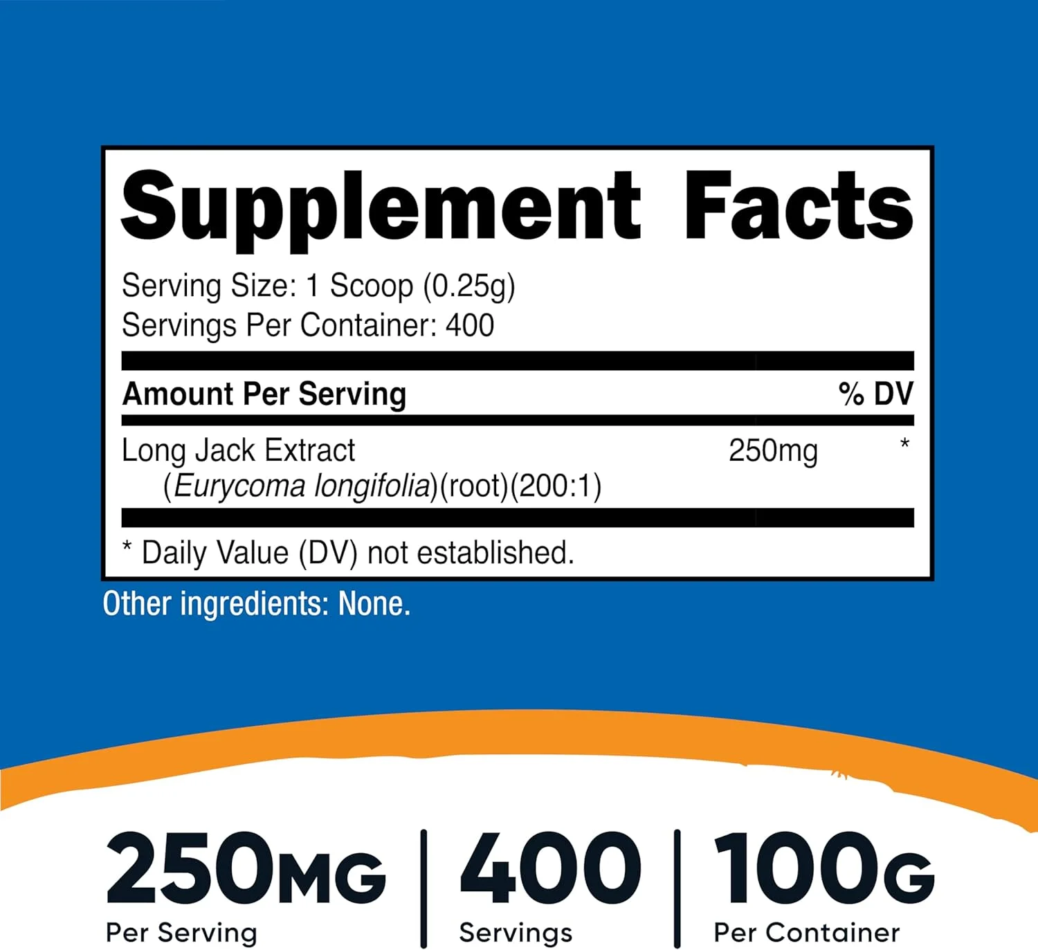 پودر عصاره لانگ جک (Eurycoma Longifolia) با نسبت 100:1 نوتری کاست، 100 گرم