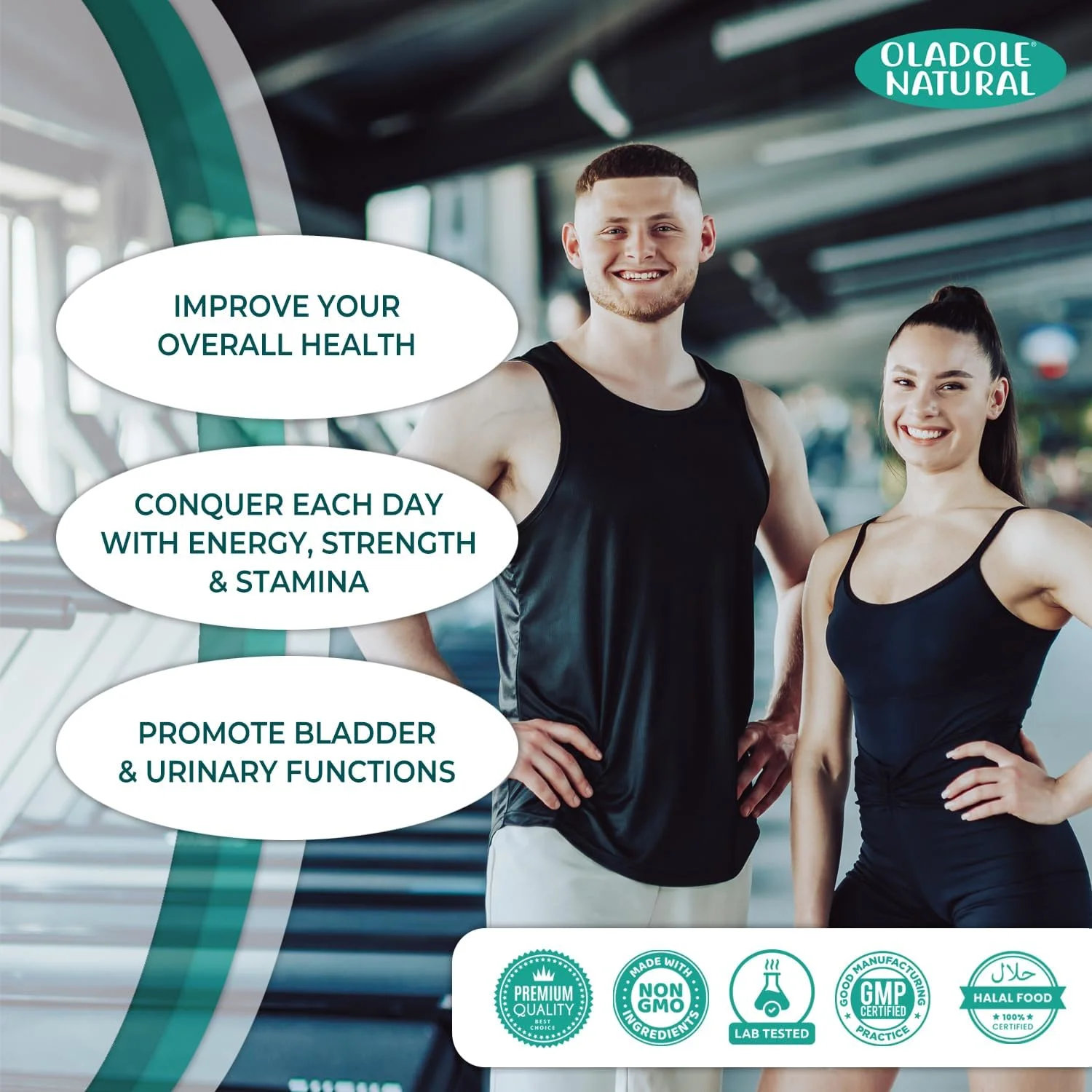 پودر گیاه خارخاسک طبیعی و ارگانیک Oladole Natural - 100 گرم | پشتیبانی از تعادل هورمونی، استقامت، افزایش انرژی، نشاط، سلامت دستگاه ادراری، عملکرد | غیر GMO، بدون گلوتن