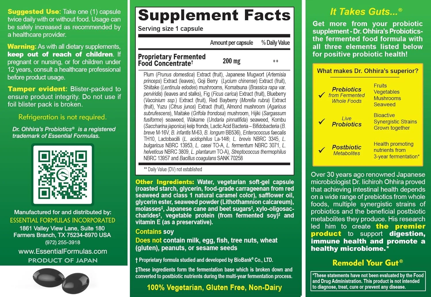 پروبیوتیک های دکتر اوهیرا، فرمول اصلی روزانه، 60 کپسول به همراه بسته مسافرتی 10 کپسولی اشانتیون، بدون نیاز به یخچال، غیر تراریخته پروبیوتیک های دکتر اوهیرا، فرمول اصلی روزانه، 60 کپسول به همراه بسته مسافرتی 10 کپسولی اشانتیون، بدون نیاز به یخچال، غیر تراریخته