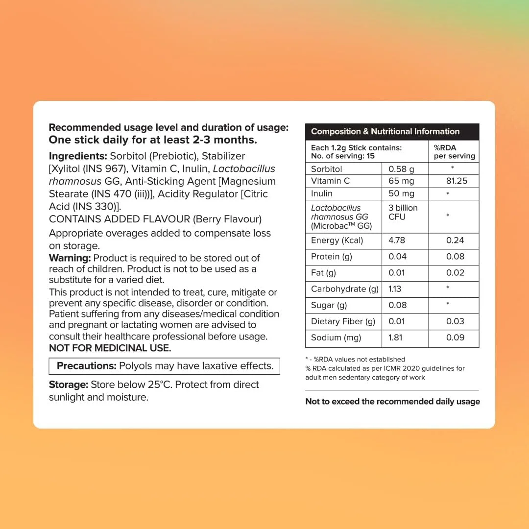 پودر سوپر گات بالانس برای سلامت روده، هضم قوی و ایمنی | پروبیوتیک + اینولین + ویتامین C | برای آقایان و بانوان | 3 میلیارد CFU از سویههای اثبات شده بالینی | بسته 15 روزه پودر سوپر گات بالانس برای سلامت روده، هضم قوی و ایمنی | پروبیوتیک + اینولین + ویتامین C | برای آقایان و بانوان | 3 میلیارد CFU از سویههای اثبات شده بالینی | بسته 15 روزه