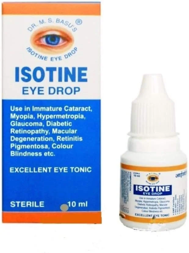 قطره چشمی آیورودیک ایزوتین (10 میلی لیتر) قطره چشمی آیورودیک ایزوتین (10 میلی لیتر)