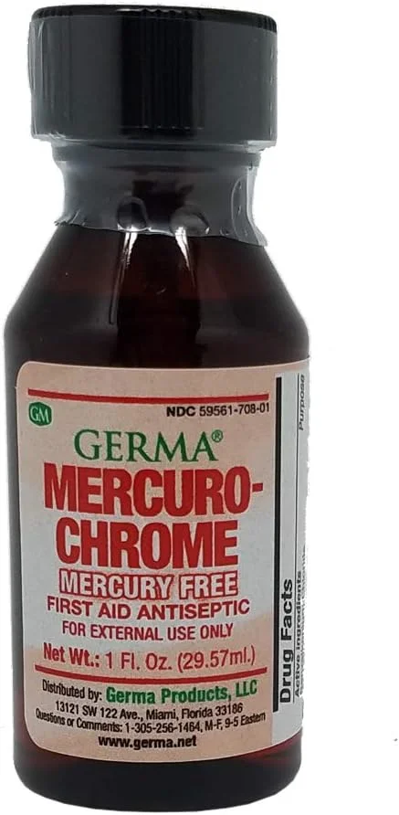 محلول ضدعفونی کننده مرکورکروم 30 میلی لیتر، جلوگیری از عفونت در بریدگی ها، خراش ها و سوختگی ها، بسته 3 عددی، توسط مرکورکروم