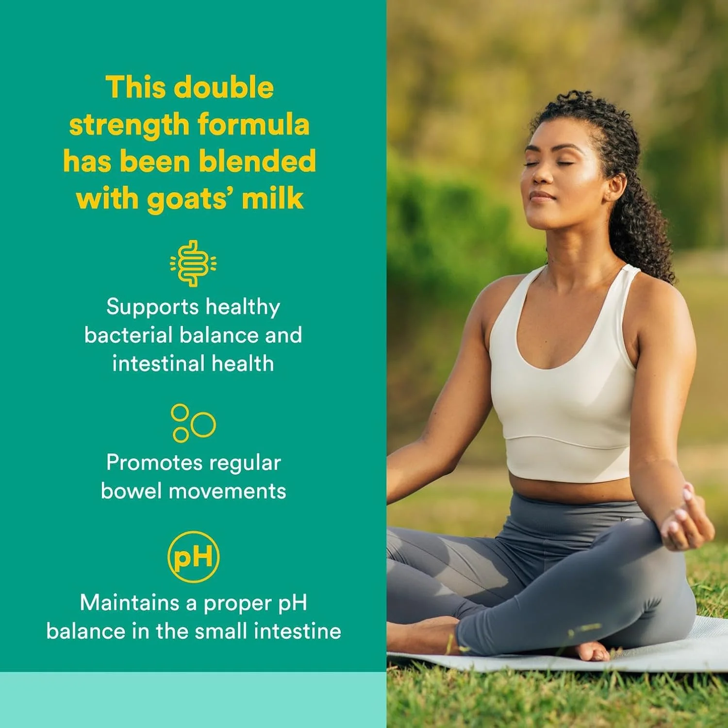 نچرال فاکتورز اسیدوفیلوس و بیفیدوس با قدرت دو برابر، 90 کپسول