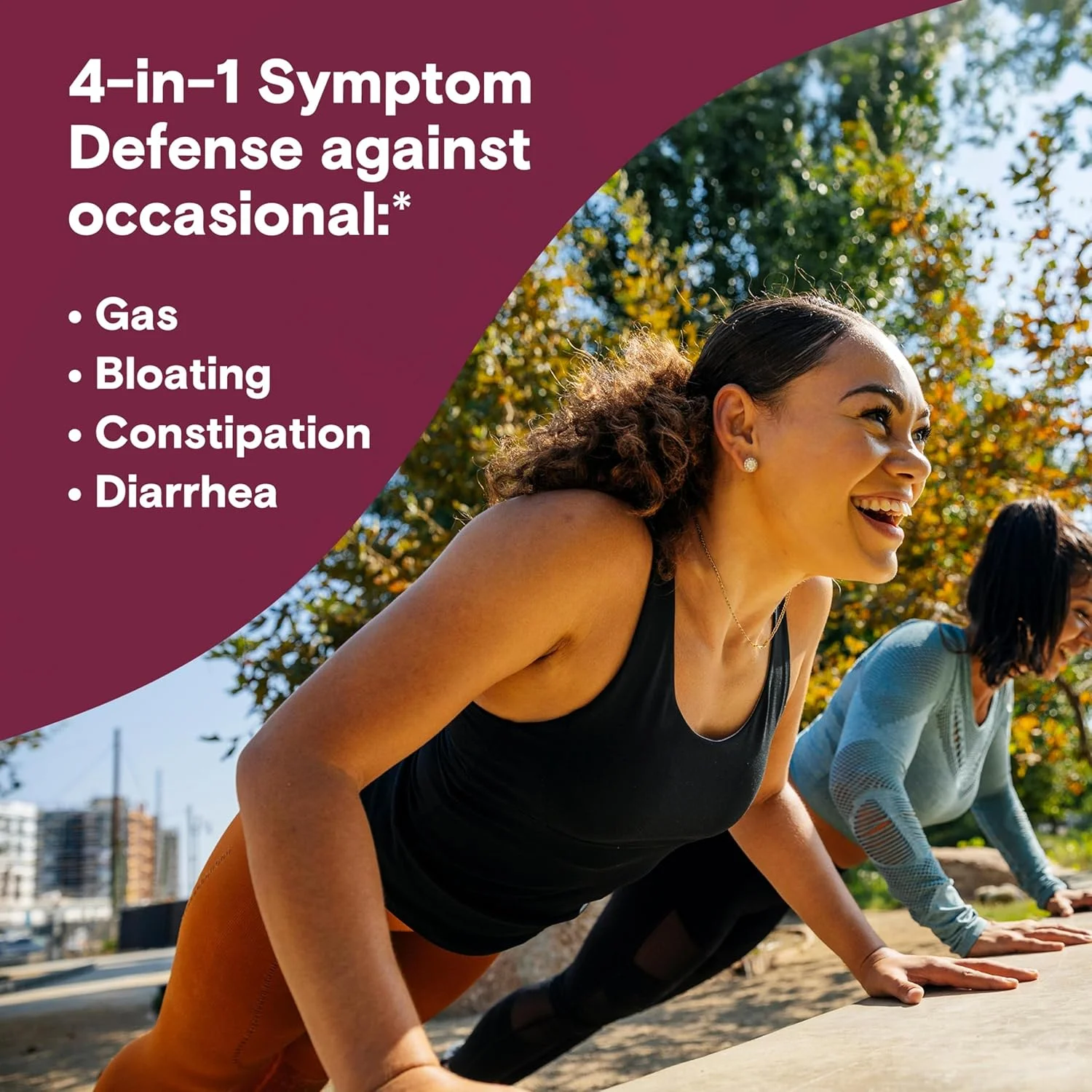 کپسول پروبیوتیک روزانه برای سلامت روده بزرگ فیلیپس، دفاع 4 در 1 در برابر علائم برای کمک به دفاع در برابر نفخ، یبوست و اسهال گاه به گاه، مکمل روزانه، 60 عدد