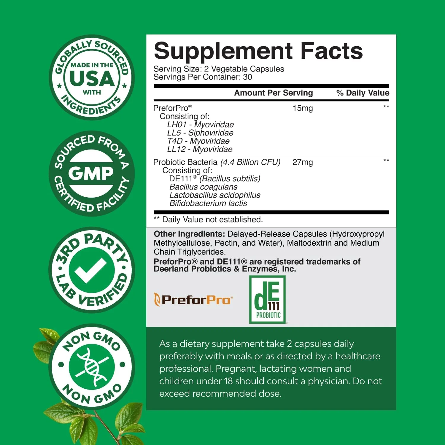 مکمل پری بیوتیک و پروبیوتیک برای سلامت روده - کپسول های اسیدوفیلوس پروبیوتیک بسیار قوی برای سلامت دستگاه گوارش به همراه پری بیوتیک برای پشتیبانی از هضم روده بزرگ و ایمنی