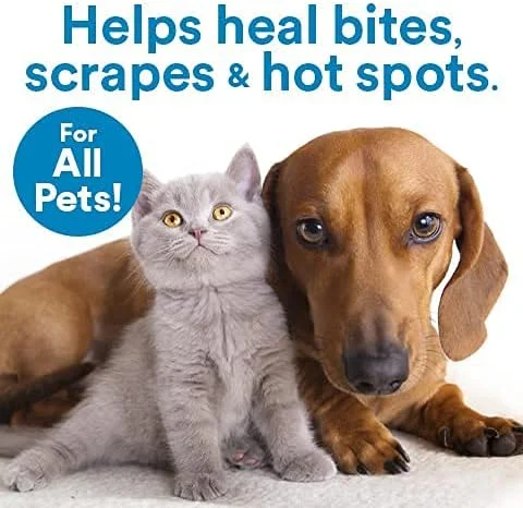 محلول ضد میکروبی مراقبت از زخم SkinSmart برای حیوانات خانگی، اسید هیپوکلروس باکتری ها را از بین می برد تا باعث بهبود شود و خارش را تسکین می دهد، در صورت لیسیدن بی خطر است، بطری اسپری 236 میلی لیتری محلول ضد میکروبی مراقبت از زخم SkinSmart برای حیوانات خانگی، اسید هیپوکلروس باکتری ها را از بین می برد تا باعث بهبود شود و خارش را تسکین می دهد، در صورت لیسیدن بی خطر است، بطری اسپری 236 میلی لیتری