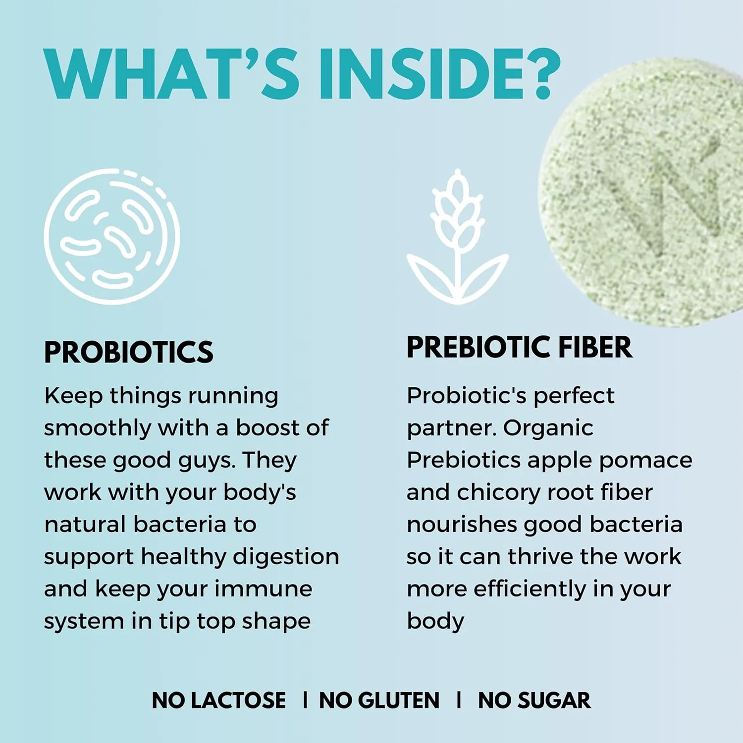 نوتریشن Wellbeing پروبیوتیک + پریبیوتیک روزانه | گیاهی | 18 میلیارد CFU، 6 سویه برای مردان و زنان با فیبر پریبیوتیک ارگانیک برای هضم، سلامت روده، متابولیسم | 42 قرص جوشان نوتریشن Wellbeing پروبیوتیک + پریبیوتیک روزانه | گیاهی | 18 میلیارد CFU، 6 سویه برای مردان و زنان با فیبر پریبیوتیک ارگانیک برای هضم، سلامت روده، متابولیسم | 42 قرص جوشان