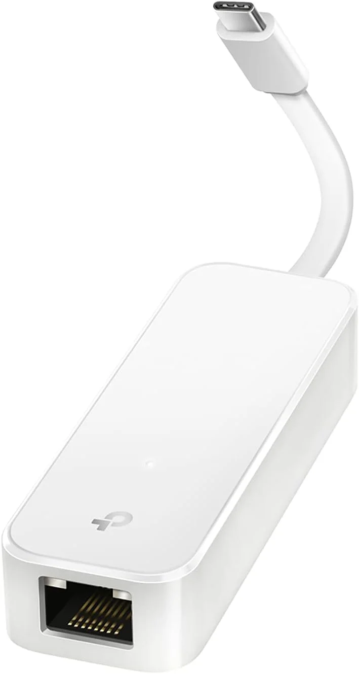 آداپتور USB C به اترنت TP-Link (UE300C)، آداپتور شبکه LAN اترنت گیگابیتی RJ45 به USB C [سازگار با Thunderbolt 3/4]، سازگار با Apple MacBook Pro 2017-2023، MacBook Air و غیره