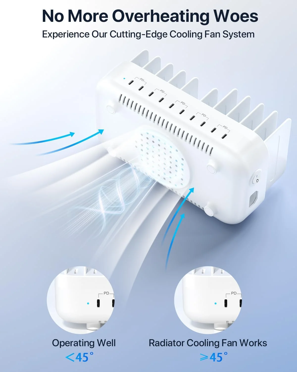 ایستگاه شارژ چندگانه USB C SooPii، ایستگاه شارژ سریع 10 پورت Type C 100 واتی برای دستگاه های متعدد با جداکننده های قابل تنظیم، سازمان دهنده شارژر سازگار با تلفن، تبلت، کیندل و غیره (سفید) ایستگاه شارژ چندگانه USB C SooPii، ایستگاه شارژ سریع 10 پورت Type C 100 واتی برای دستگاه های متعدد با جداکننده های قابل تنظیم، سازمان دهنده شارژر سازگار با تلفن، تبلت، کیندل و غیره (سفید)