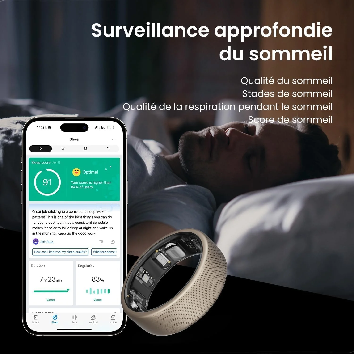 حلقه هوشمند آمازفیت هلیو سایز 10 حلقه هوشمند آمازفیت هلیو سایز 10