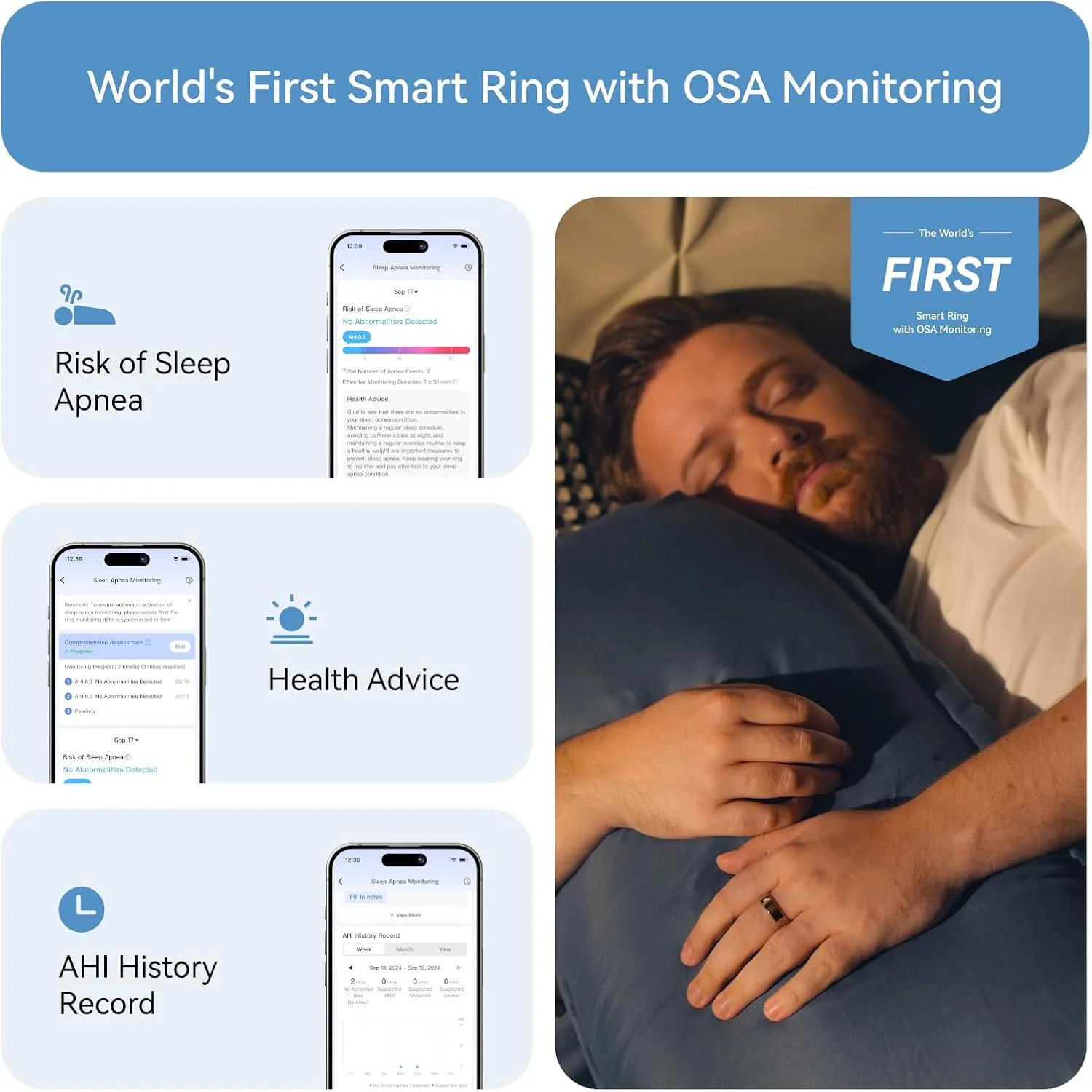 حلقه هوشمند نسل 2 RingConn، اولین حلقه هوشمند جهان با قابلیت پایش آپنه خواب، بدون نیاز به اشتراک برنامه، عمر باتری 12 روزه، ردیاب استرس/ضربان قلب/سلامت بانوان، سازگار با اندروید و iOS (طلایی رز، سایز 13) حلقه هوشمند نسل 2 RingConn، اولین حلقه هوشمند جهان با قابلیت پایش آپنه خواب، بدون نیاز به اشتراک برنامه، عمر باتری 12 روزه، ردیاب استرس/ضربان قلب/سلامت بانوان، سازگار با اندروید و iOS (طلایی رز، سایز 13)
