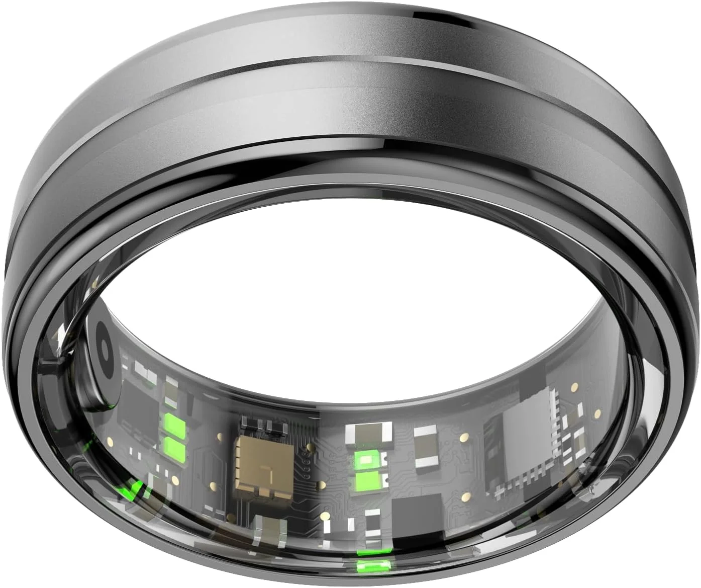 حلقه ردیاب هوشمند سلامت گرین لاین، زمان کارکرد ۵-۷ روز، ۱۵ روز آماده به کار، ضربان قلب، اکسیژن خون، فشار خون، پایش خواب، ضد گرد و غبار و ضد آب، بلوتوث V5.0 - "سایز ۹ ۱۸.۹ میلی متر" حلقه ردیاب هوشمند سلامت گرین لاین، زمان کارکرد ۵-۷ روز، ۱۵ روز آماده به کار، ضربان قلب، اکسیژن خون، فشار خون، پایش خواب، ضد گرد و غبار و ضد آب، بلوتوث V5.0 - "سایز ۹ ۱۸.۹ میلی متر"