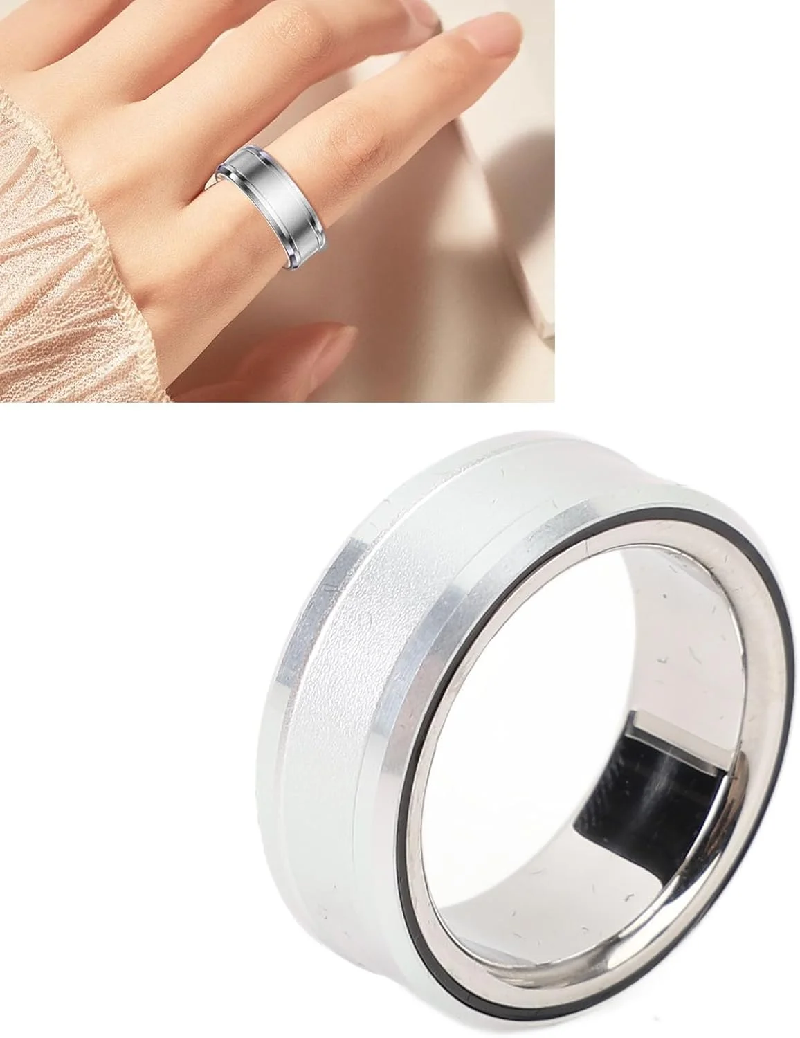 حلقه هوشمند تناسب اندام Cryfokt، حلقه پایش دمای بدن ضد آب برای زندگی روزمره (20) حلقه هوشمند تناسب اندام Cryfokt، حلقه پایش دمای بدن ضد آب برای زندگی روزمره (20)