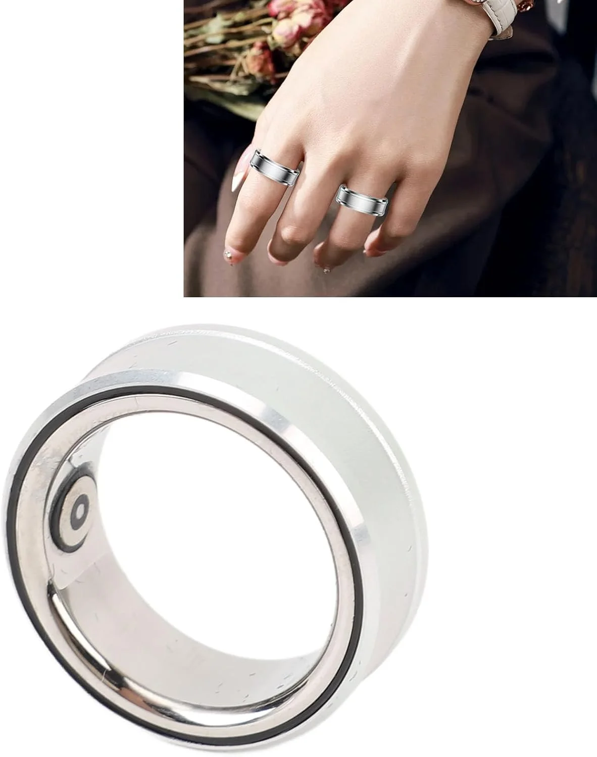 حلقه هوشمند تناسب اندام Cryfokt، حلقه پایش دمای بدن ضد آب برای زندگی روزمره (20) حلقه هوشمند تناسب اندام Cryfokt، حلقه پایش دمای بدن ضد آب برای زندگی روزمره (20)