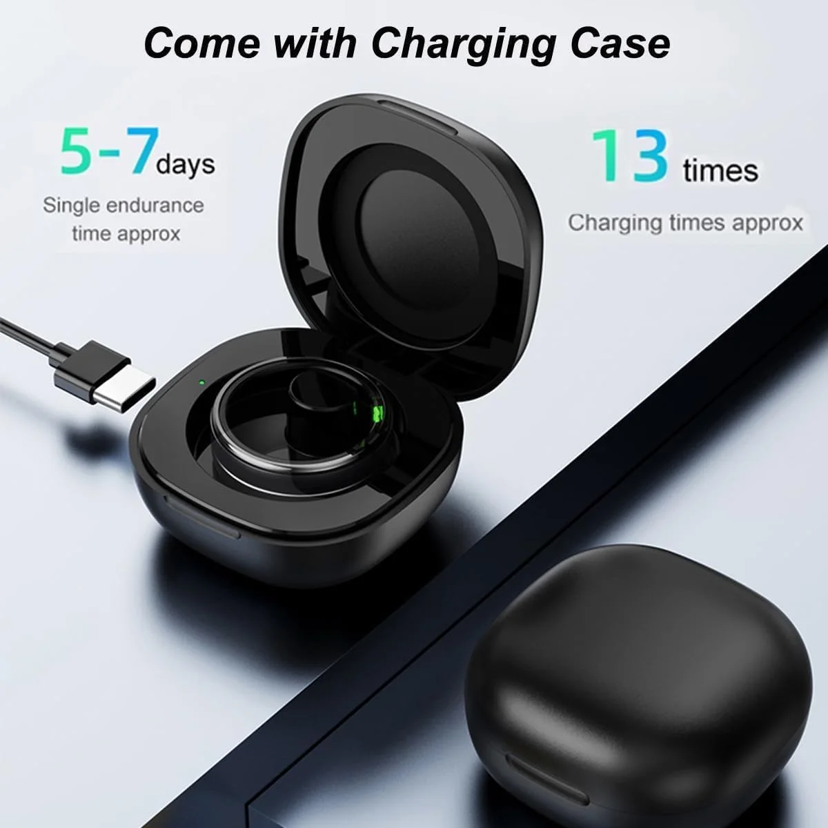 حلقه هوشمند برای زنان و مردان، حلقه تناسب اندام با قابلیت پایش ضربان قلب و ردیابی خواب، گام شمار کالری شمار حالت ورزشی، حلقه ورزشی ضد آب 5ATM مناسب برای iOS و Android حلقه هوشمند برای زنان و مردان، حلقه تناسب اندام با قابلیت پایش ضربان قلب و ردیابی خواب، گام شمار کالری شمار حالت ورزشی، حلقه ورزشی ضد آب 5ATM مناسب برای iOS و Android