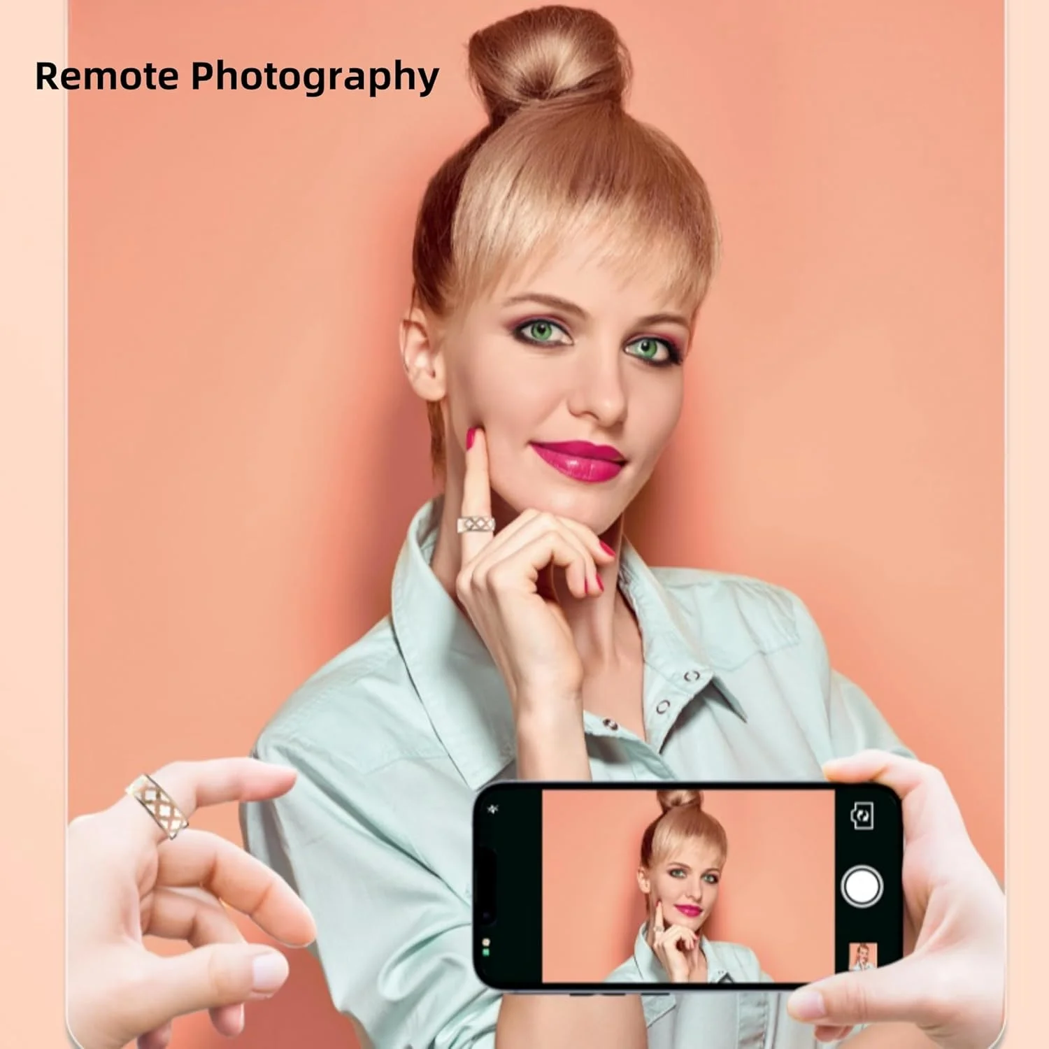 حلقه سلامتی KASTWAVE، حلقه ورزشی با طرح گل میناکاری شده 17.3 میلیمتری به همراه جعبه شارژ، حلقه ردیابی تناسب اندام ضد آب IP68 با قابلیت پایش ضربان قلب، پایش اکسیژن خون، ردیابی خواب، عکاسی از راه دور حلقه سلامتی KASTWAVE، حلقه ورزشی با طرح گل میناکاری شده 17.3 میلیمتری به همراه جعبه شارژ، حلقه ردیابی تناسب اندام ضد آب IP68 با قابلیت پایش ضربان قلب، پایش اکسیژن خون، ردیابی خواب، عکاسی از راه دور