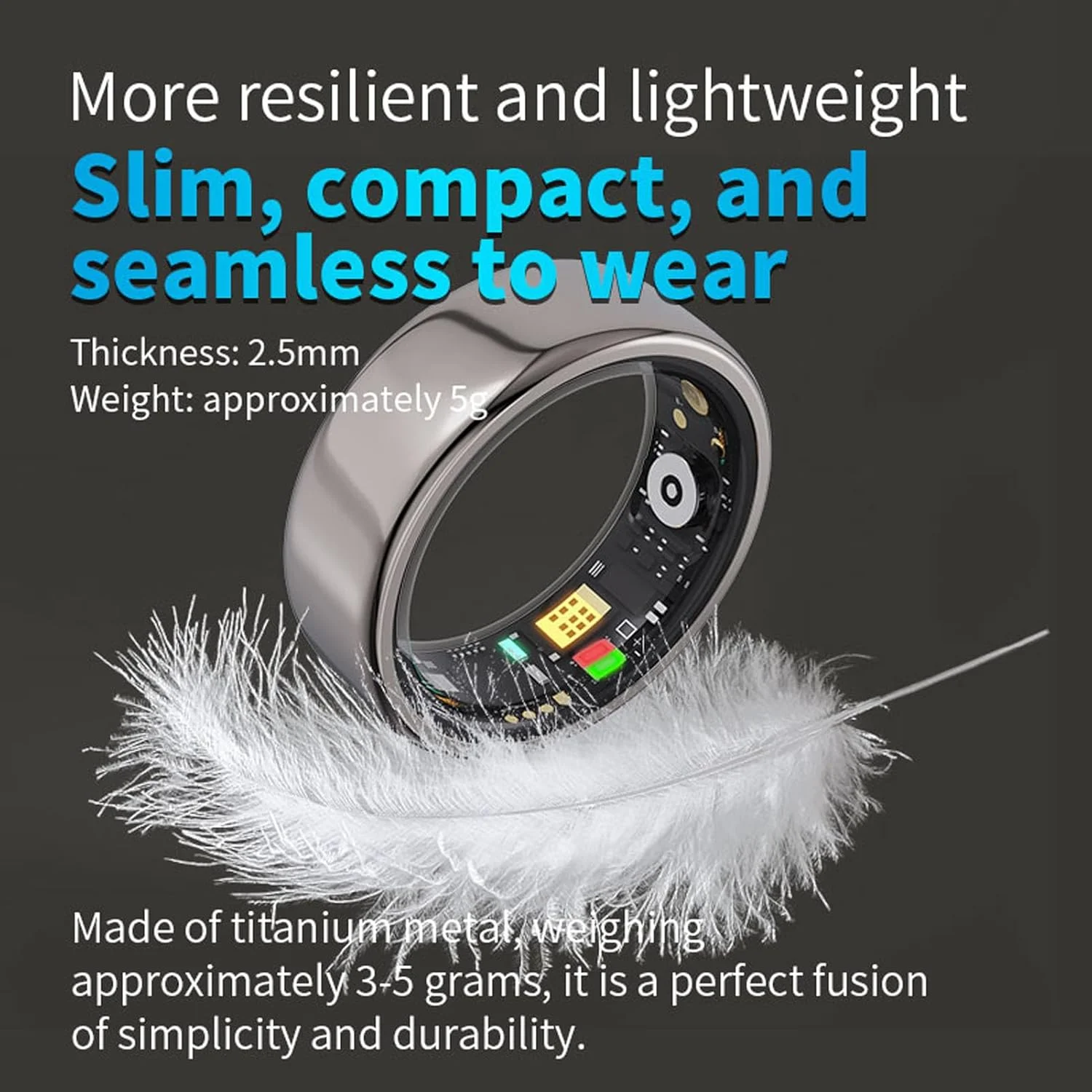 حلقه هوشمند سلامتی و تناسب اندام، حلقه ورزشی هوشمند، حلقه هوشمند ردیابی سلامتی و تناسب اندام برای ورزش (سایز 7#) حلقه هوشمند سلامتی و تناسب اندام، حلقه ورزشی هوشمند، حلقه هوشمند ردیابی سلامتی و تناسب اندام برای ورزش (سایز 7#)