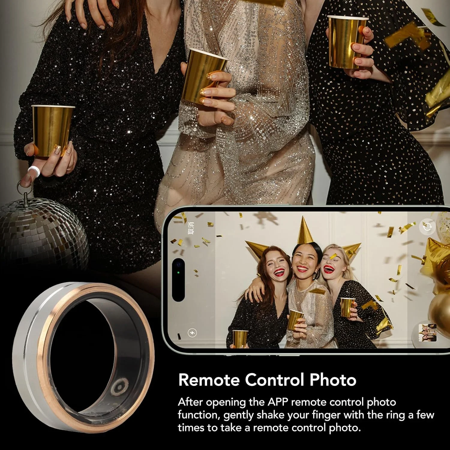 حلقه هوشمند Bewinner با اپلیکیشن، ردیاب خواب و تناسب اندام پوشیدنی برای آقایان و بانوان، حلقه هوشمند ضد آب IP68 ردیاب تناسب اندام برای اندروید حلقه هوشمند Bewinner با اپلیکیشن، ردیاب خواب و تناسب اندام پوشیدنی برای آقایان و بانوان، حلقه هوشمند ضد آب IP68 ردیاب تناسب اندام برای اندروید