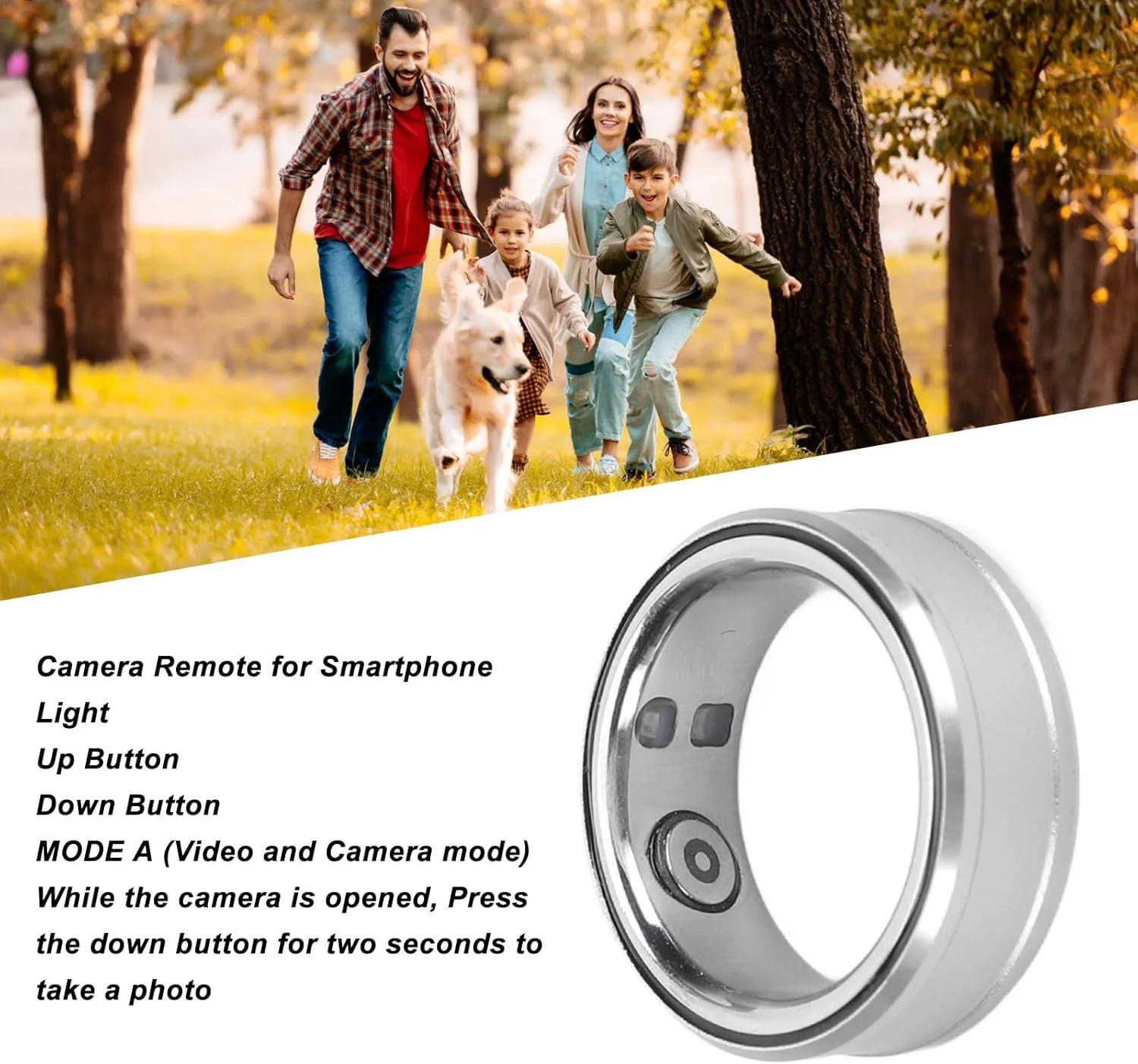 حلقه هوشمند تناسب اندام بلوتوث 5.1 با NFC، پیمایش ویدیو، ورق زدن صفحات کتاب، چرخش، پایش خواب و دمای بدن حلقه هوشمند تناسب اندام بلوتوث 5.1 با NFC، پیمایش ویدیو، ورق زدن صفحات کتاب، چرخش، پایش خواب و دمای بدن