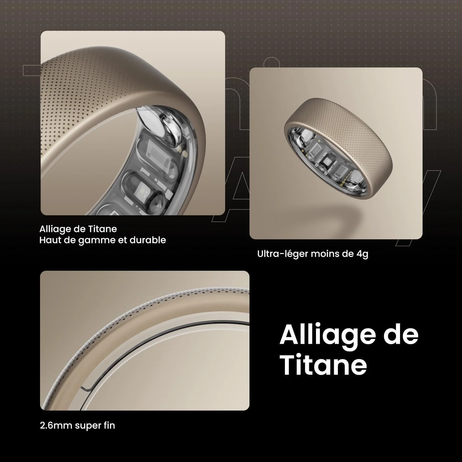 حلقه هوشمند هلیو سایز 12، حلقه هوشمند با پایش خواب، پایش ضربان قلب، مقاومت در برابر آب تا 10ATM - ردیاب تناسب اندام فوق سبک 3.82 گرمی با عمر باتری تا 4 روز. حلقه هوشمند هلیو سایز 12، حلقه هوشمند با پایش خواب، پایش ضربان قلب، مقاومت در برابر آب تا 10ATM - ردیاب تناسب اندام فوق سبک 3.82 گرمی با عمر باتری تا 4 روز.