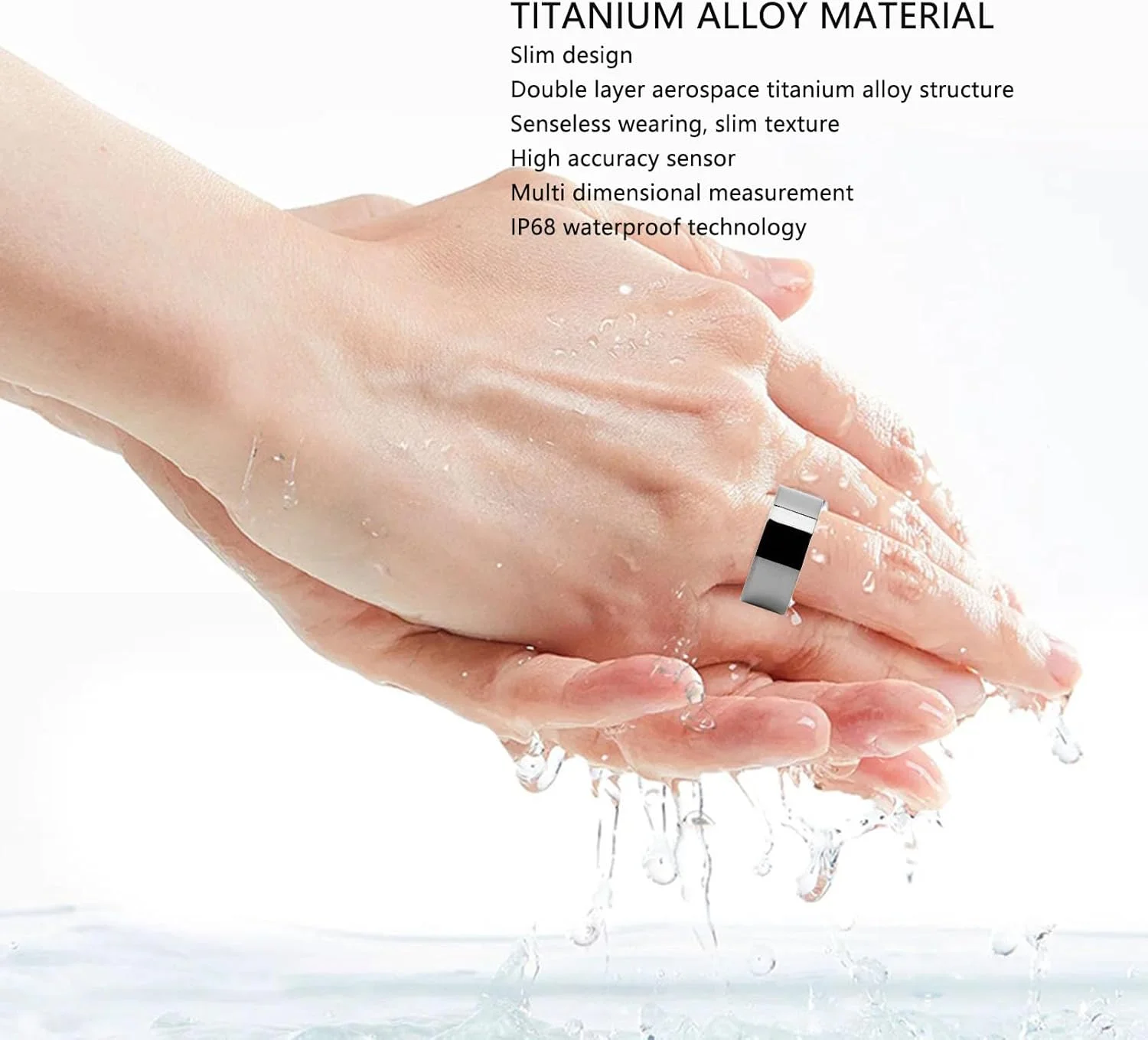 حلقه هوشمند سوراندی، بدنه آلیاژی، طراحی قابل حمل، پایش خواب و تناسب اندام، هدیه ای ارزشمند، برای ردیابی سلامتی (مدل 21) حلقه هوشمند سوراندی، بدنه آلیاژی، طراحی قابل حمل، پایش خواب و تناسب اندام، هدیه ای ارزشمند، برای ردیابی سلامتی (مدل 21)