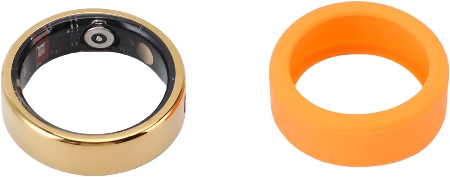 حلقه هوشمند تناسب اندام Annadue با کاور، ردیاب سلامتی با نظارت بر ورزش، شمارش گام، کنترل حرکات، حلقه های سلامتی برای مردان و زنان (سایز 13)