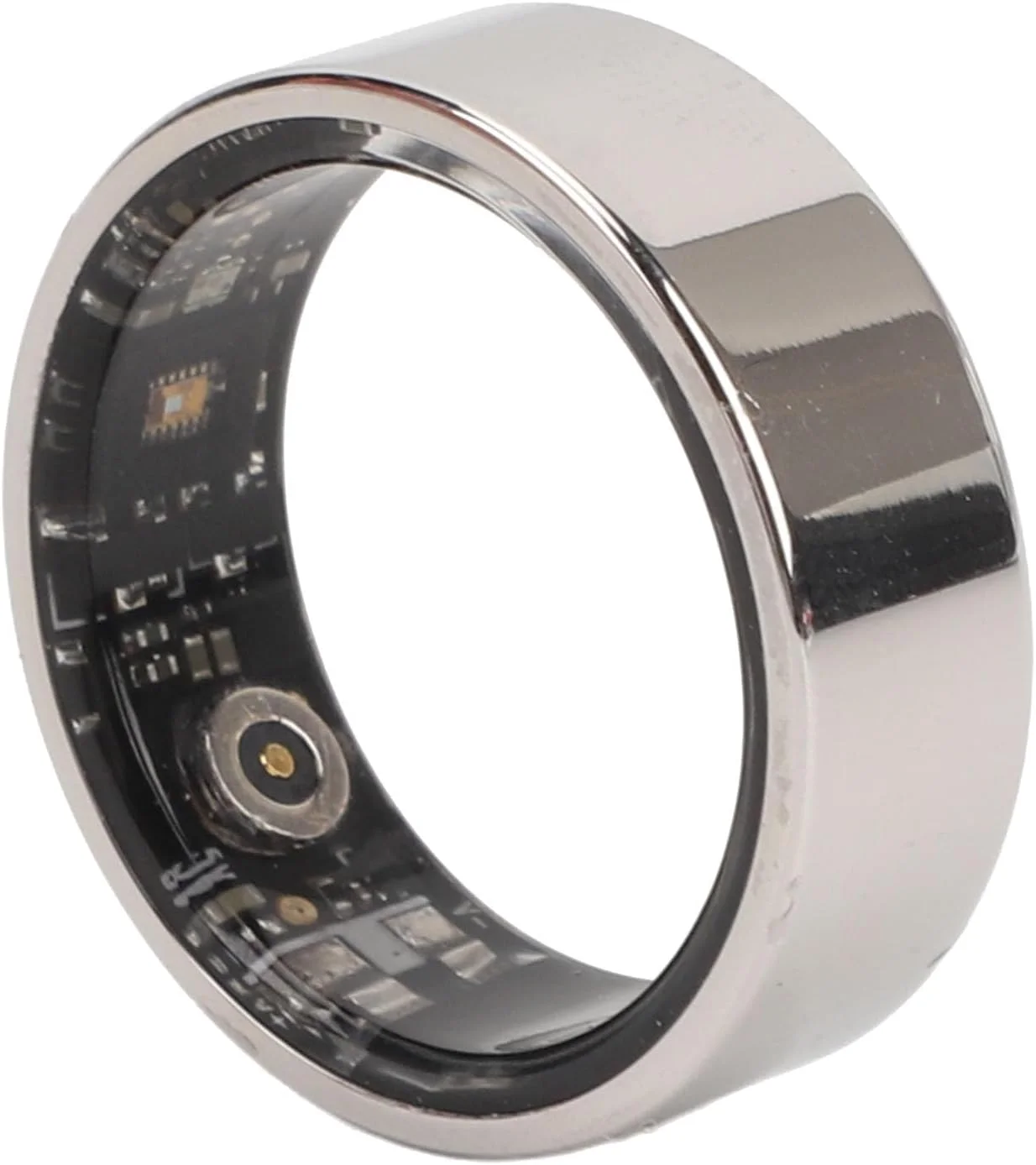 حلقه هوشمند Annadue ردیاب تناسب اندام، حلقه خواب و تناسب اندام، حلقه سرامیکی ضد آب از جنس استنلس استیل IP68 گام شمار بلوتوث برای مردان و زنان