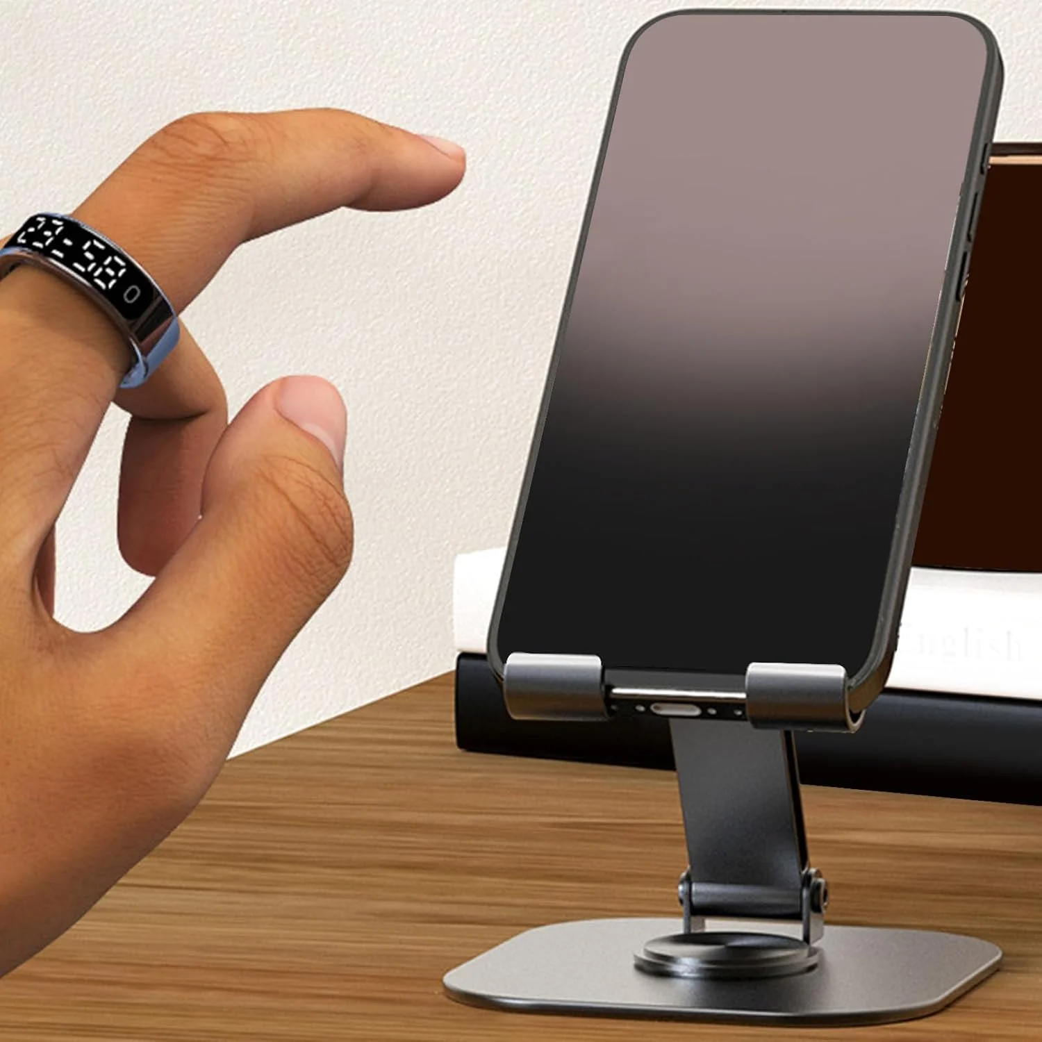 حلقه هوشمند Annadue برای زنان و مردان، حلقه ردیاب تناسب اندام با قابلیت نظارت بر ورزش، شمارش گام و کنترل حرکات (13 ID: 23.3mm / 0.92in، محیط: 70-73mm)