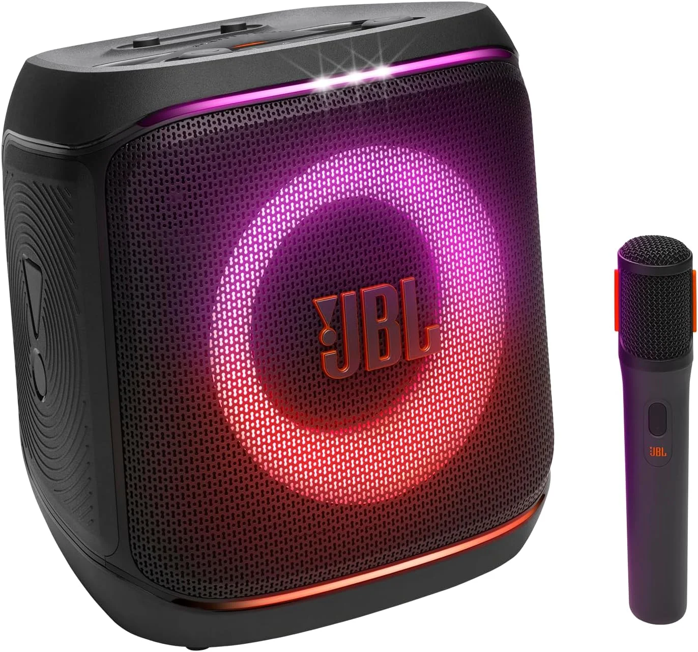 اسپیکر بلوتوثی قابل حمل JBL PartyBox Encore 2 با میکروفون بی سیم و تقویت کننده هوش مصنوعی، باتری 15 ساعته، نورهای پویا، Auracast، ورودی کارائوکه و گیتار، ضد پاشش آب IPX4 - JBLPBENCORE2UK اسپیکر بلوتوثی قابل حمل JBL PartyBox Encore 2 با میکروفون بی سیم و تقویت کننده هوش مصنوعی، باتری 15 ساعته، نورهای پویا، Auracast، ورودی کارائوکه و گیتار، ضد پاشش آب IPX4 - JBLPBENCORE2UK