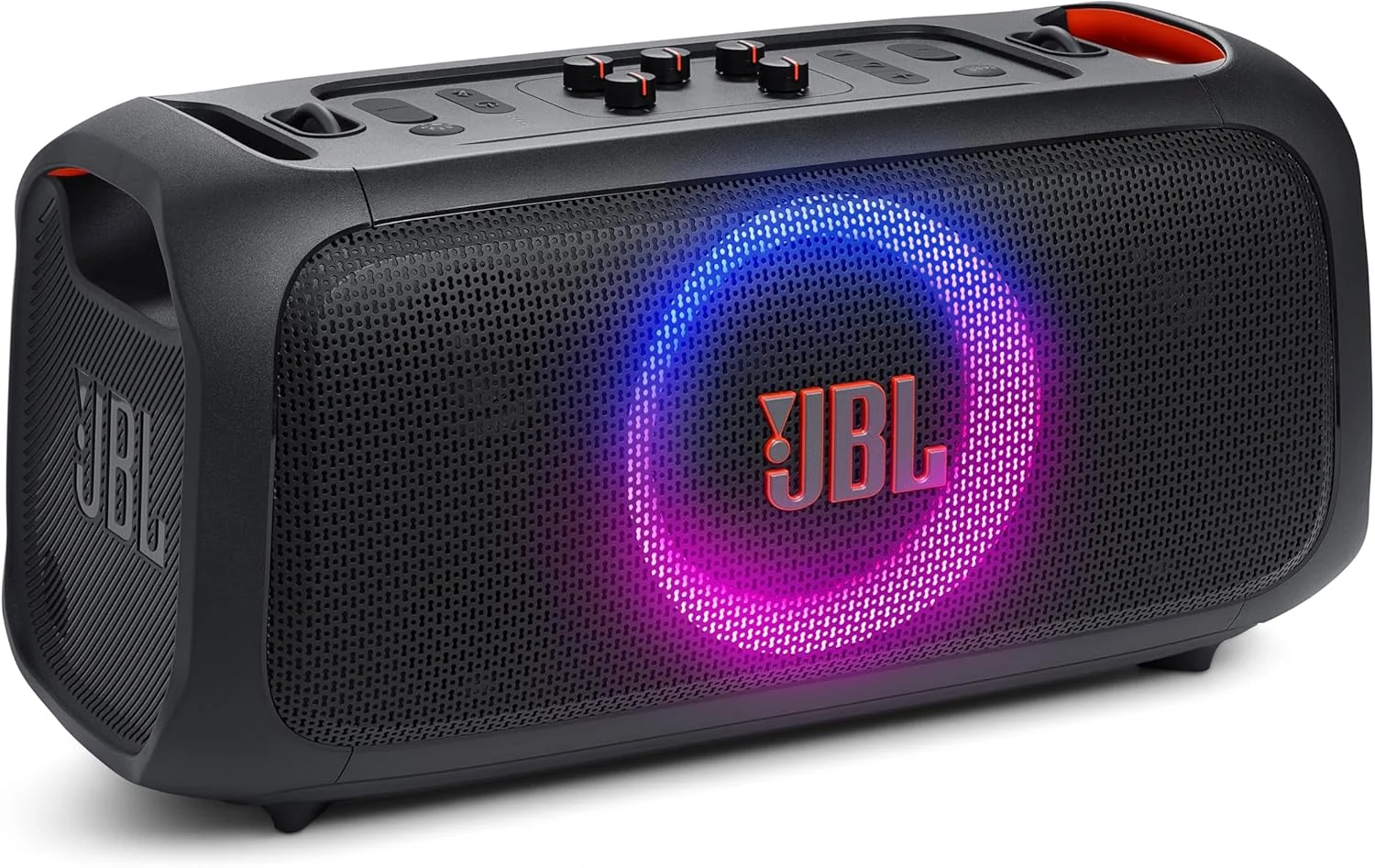 اسپیکر مهمانی قابل حمل JBL PARTYBOX ON-THE-GO ESSENTIAL با نورهای داخلی و میکروفون بی سیم