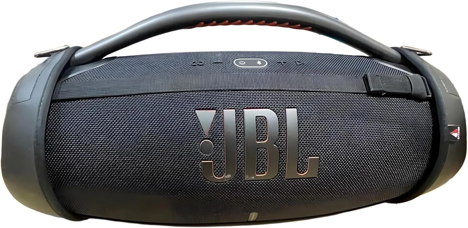 اسپیکر بلوتوثی قابل حمل JBL Boombox 3، مشکی - مقاوم در برابر گرد و غبار و آب IP67، تا 24 ساعت پخش مداوم - کابل WEPGPY اسپیکر بلوتوثی قابل حمل JBL Boombox 3، مشکی - مقاوم در برابر گرد و غبار و آب IP67، تا 24 ساعت پخش مداوم - کابل WEPGPY