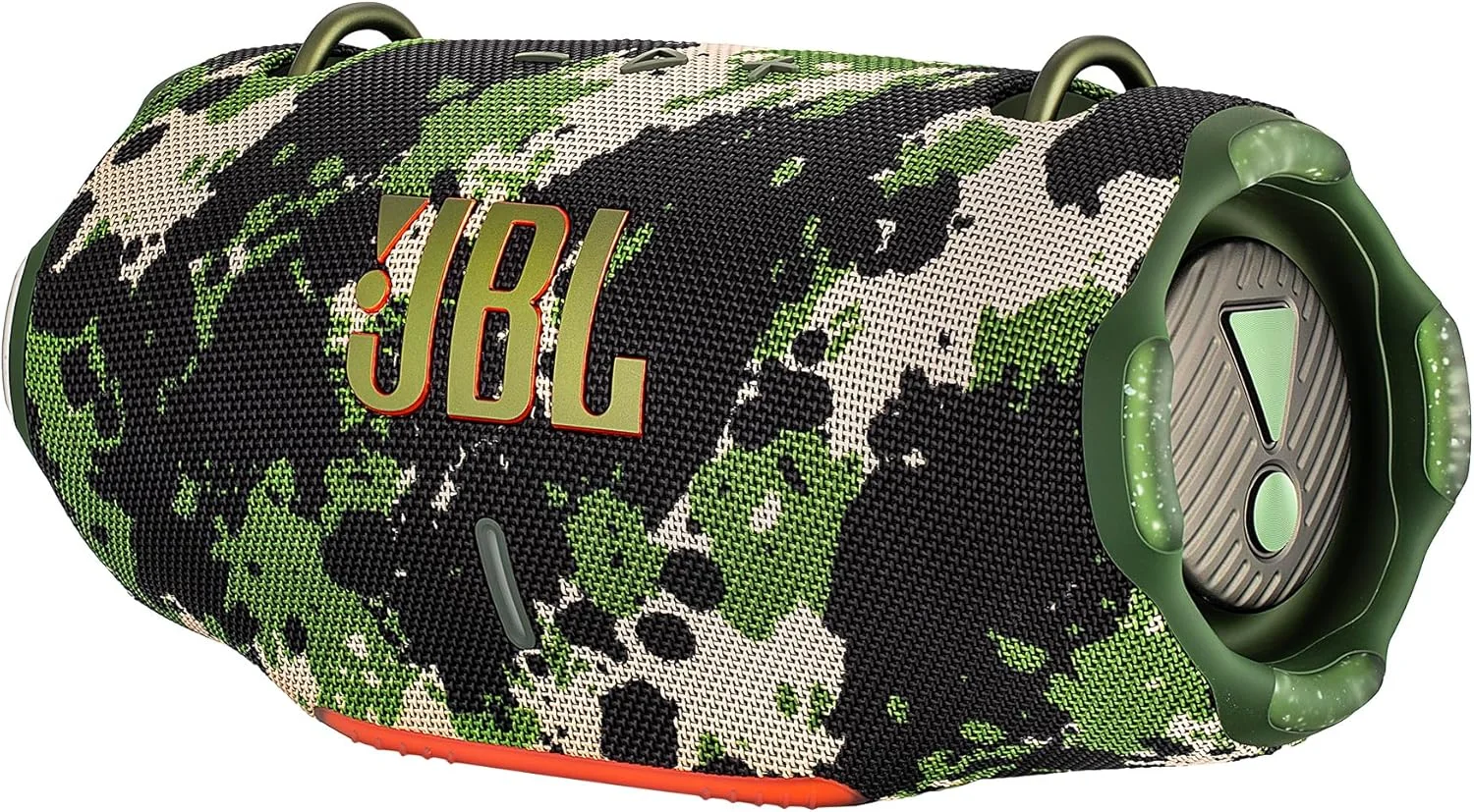 اسپیکر بلوتوثی قابل حمل JBL Xtreme 4، ضد آب IP67، 24 ساعت پخش (طرح استتار) (JBLXTREME4CAMOAM) + کابل USB-C + پارچه میکروفایبر اسپیکر بلوتوثی قابل حمل JBL Xtreme 4، ضد آب IP67، 24 ساعت پخش (طرح استتار) (JBLXTREME4CAMOAM) + کابل USB-C + پارچه میکروفایبر