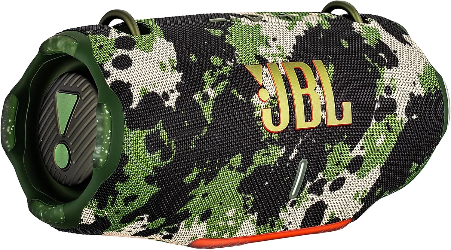 اسپیکر بلوتوثی قابل حمل JBL Xtreme 4، ضد آب IP67، 24 ساعت پخش (طرح استتار) (JBLXTREME4CAMOAM) + کابل USB-C + پارچه میکروفایبر اسپیکر بلوتوثی قابل حمل JBL Xtreme 4، ضد آب IP67، 24 ساعت پخش (طرح استتار) (JBLXTREME4CAMOAM) + کابل USB-C + پارچه میکروفایبر