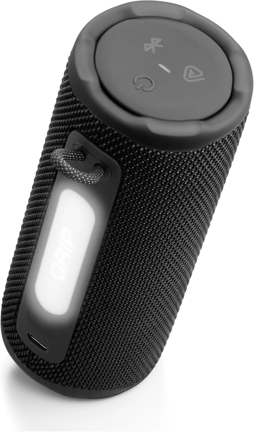 اسپیکر بلوتوثی جمع و جور JBL Grip با صدای حرفه ای و برجسته JBL و نور محیطی، تا 14 ساعت پخش، مقاوم در برابر آب، گرد و غبار و ضربه (IP68) و اتصال چند اسپیکر با Auracast™ (مشکی) اسپیکر بلوتوثی جمع و جور JBL Grip با صدای حرفه ای و برجسته JBL و نور محیطی، تا 14 ساعت پخش، مقاوم در برابر آب، گرد و غبار و ضربه (IP68) و اتصال چند اسپیکر با Auracast™ (مشکی)