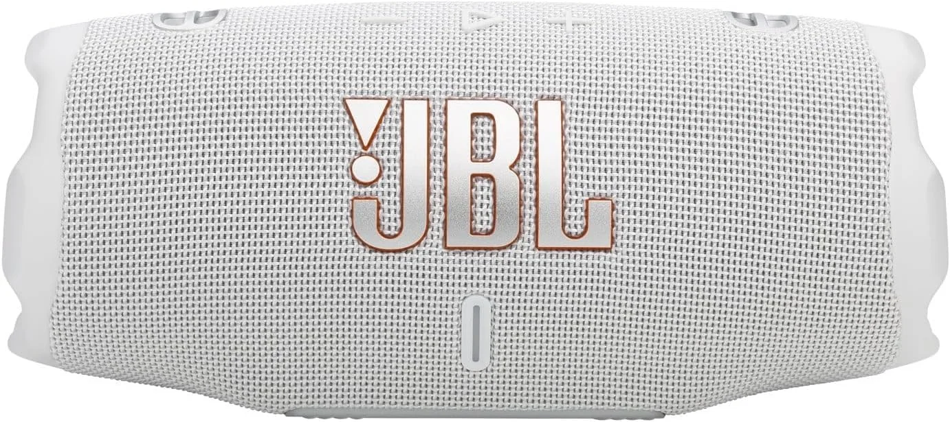 اسپیکر بلوتوثی قابل حمل JBL Charge 6 | ضد آب IP68، ضد گرد و غبار و مقاوم در برابر ضربه، صدای بی سیم در فضای باز | 28 ساعت پخش، کیف محافظ سخت Megen (سفید) اسپیکر بلوتوثی قابل حمل JBL Charge 6 | ضد آب IP68، ضد گرد و غبار و مقاوم در برابر ضربه، صدای بی سیم در فضای باز | 28 ساعت پخش، کیف محافظ سخت Megen (سفید)