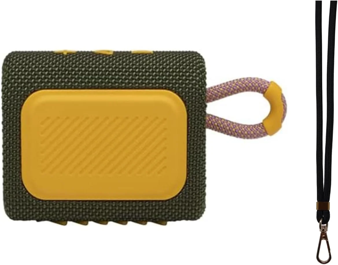 اسپیکر بلوتوثی قابل حمل ضد آب JBL Go 3، سبز - فوق العاده جمع و جور، طراحی جسورانه، ضد آب و گرد و غبار IP67، 5 ساعت پخش، صدای حرفه ای + بند بادوام