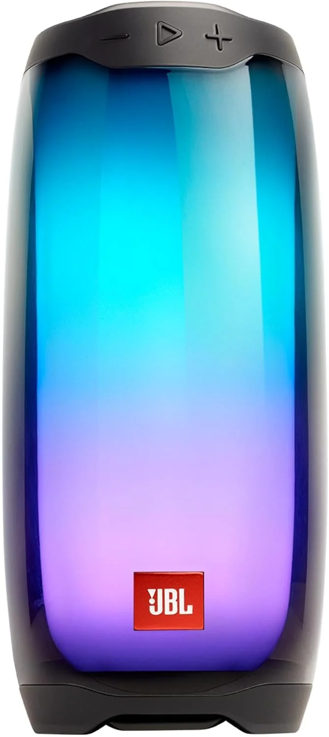 اسپیکر بلوتوث قابل حمل JBL Pulse 4 با نورهای LED 360 درجه، صدای قدرتمند و بیس عمیق، ضد آب IPX7 و 12 ساعت پخش موسیقی، مشکی اسپیکر بلوتوث قابل حمل JBL Pulse 4 با نورهای LED 360 درجه، صدای قدرتمند و بیس عمیق، ضد آب IPX7 و 12 ساعت پخش موسیقی، مشکی
